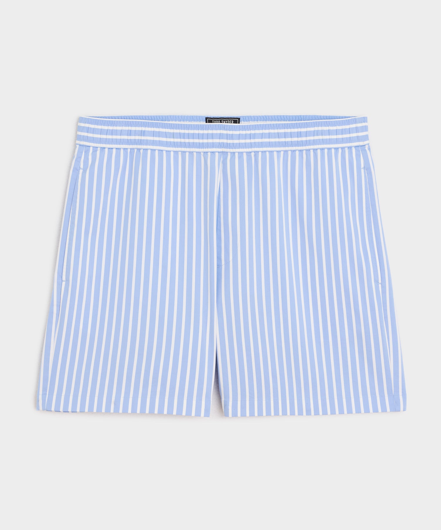 5 Striped Poplin Short