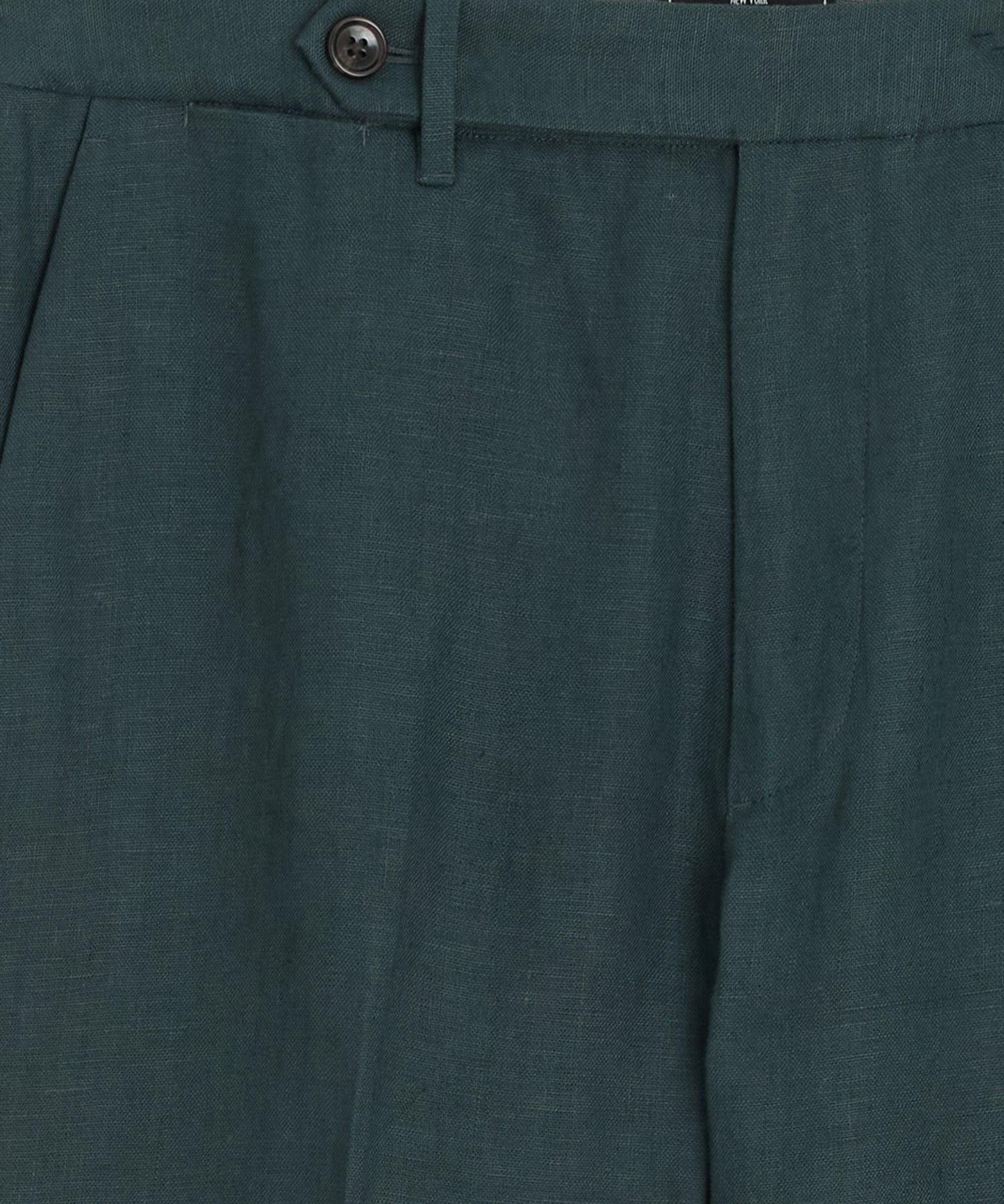 Straight Fit Linen Tab Trouser - Image 6