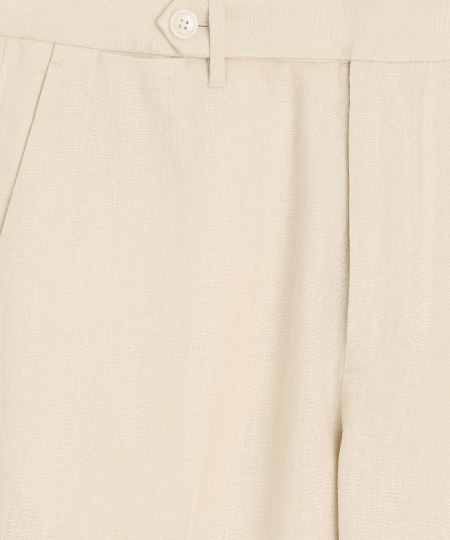Straight Fit Linen Tab Trouser - Image 7