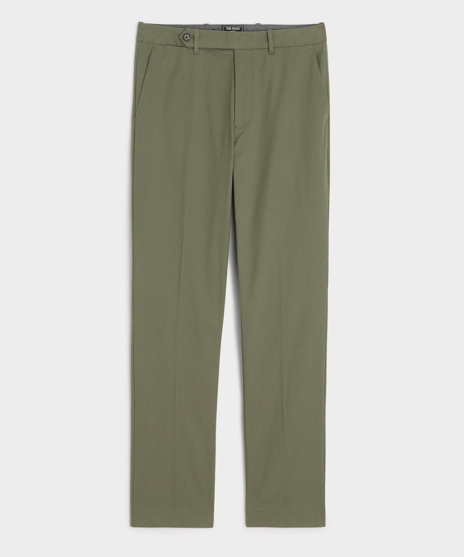 Straight Fit Italian Cotton Tab Chino - Image 2