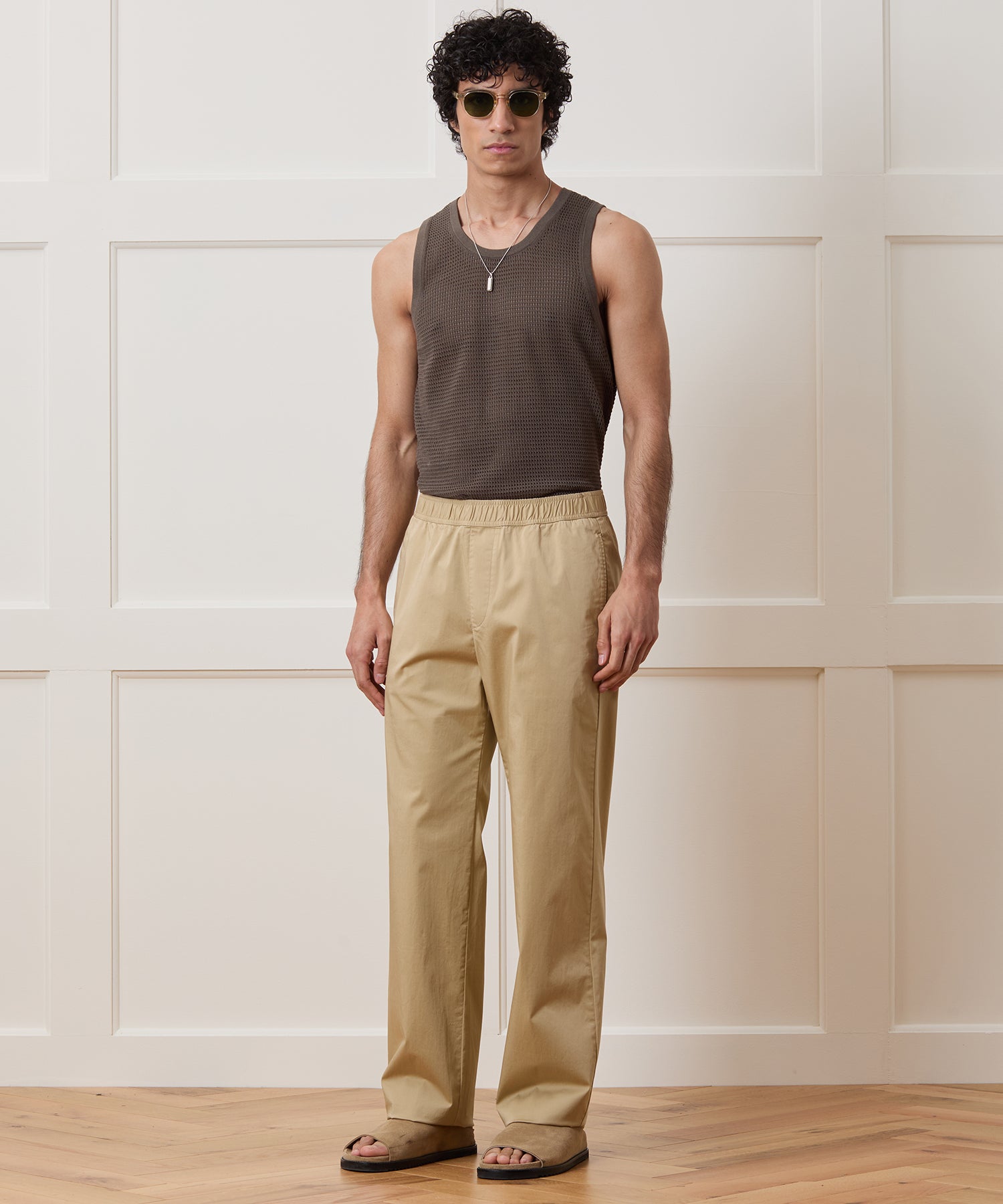 Relaxed Poplin Leisure Pant - Image 4