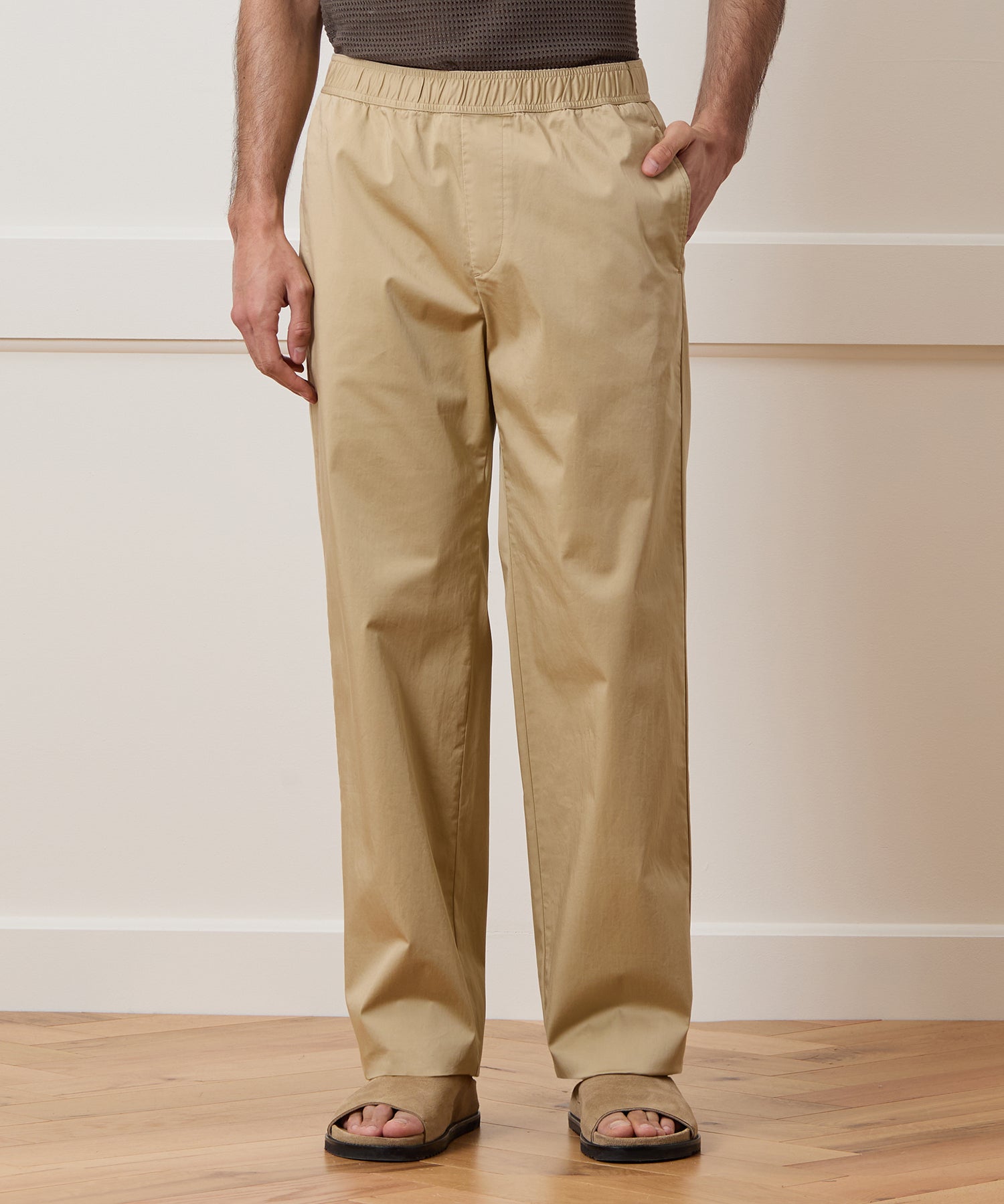 Relaxed Poplin Leisure Pant - Image 2