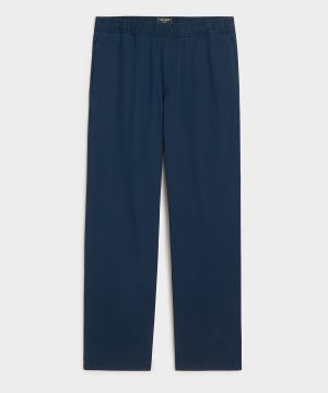 Relaxed Poplin Leisure Pant