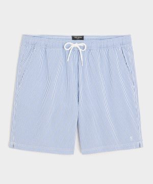 7 Seersucker Montauk Swim Trunk