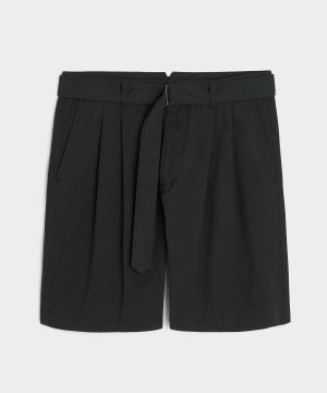 8 Cotton Self-Belt Short