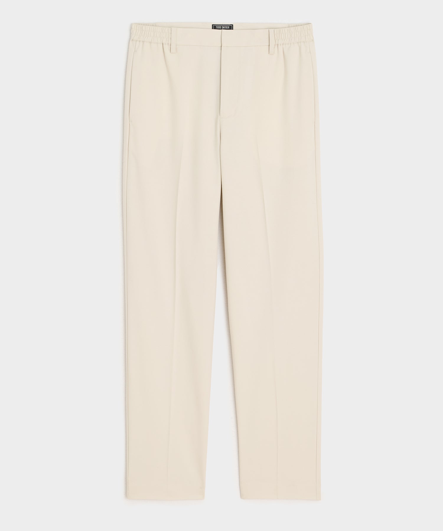 Straight Fit Italian Wool-Cotton Modern Trouser