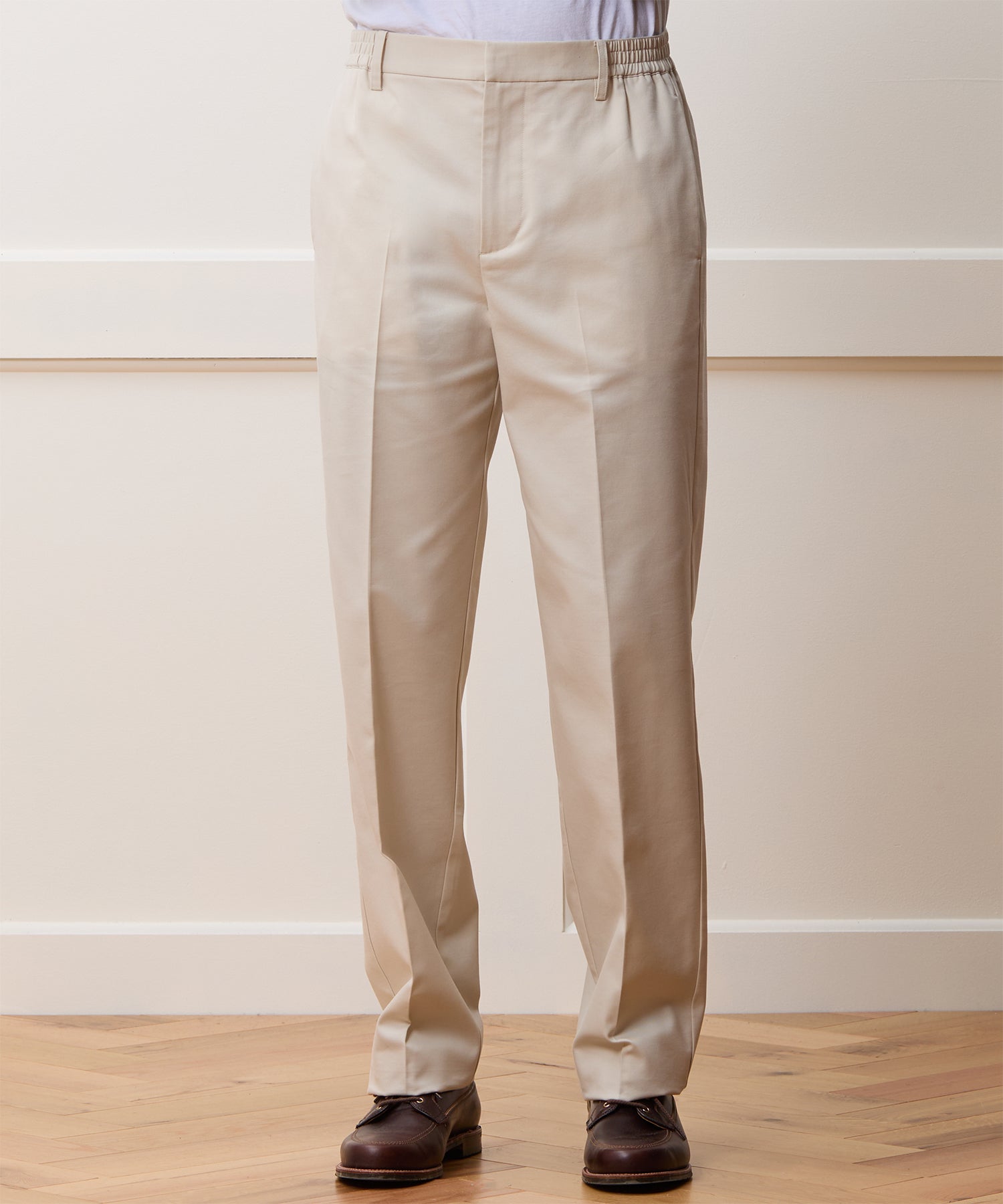 Straight Fit Italian Wool-Cotton Modern Trouser - Image 2