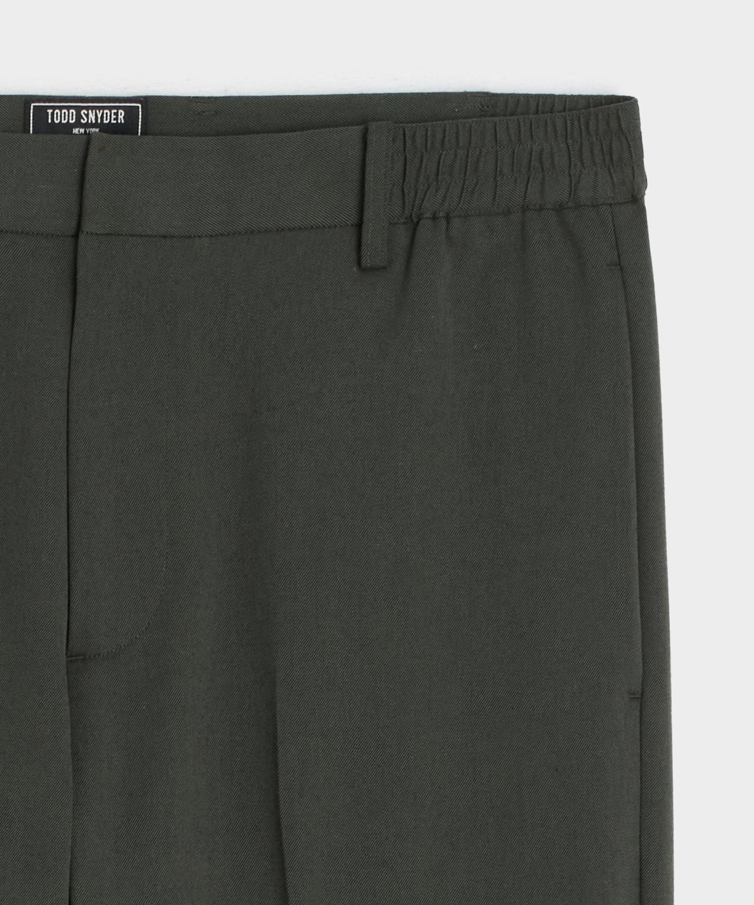 Straight Fit Italian Wool-Cotton Modern Trouser - Image 3