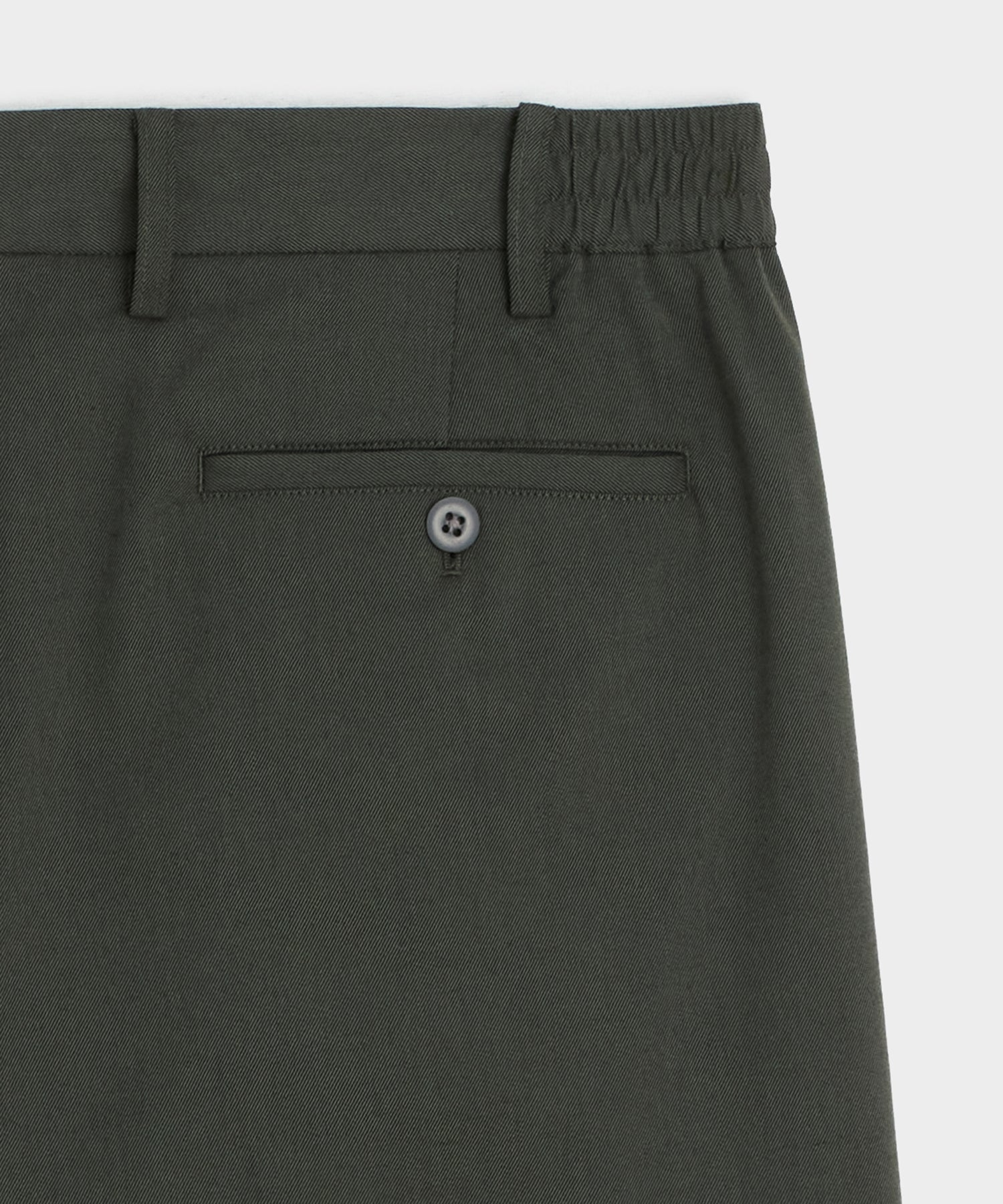 Straight Fit Italian Wool-Cotton Modern Trouser - Image 4