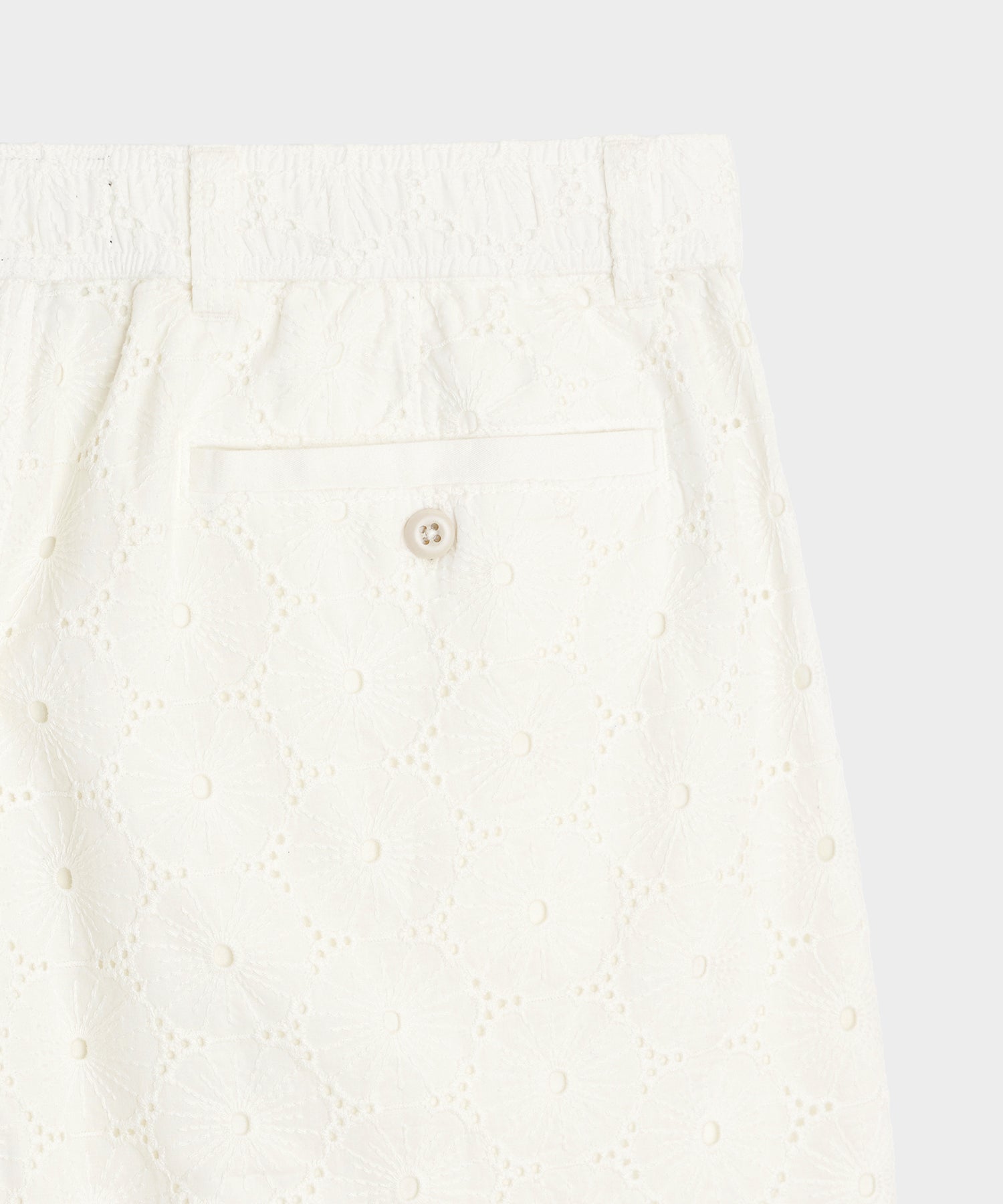 5 Embroidered Cotton Beachcomber Short - Image 7
