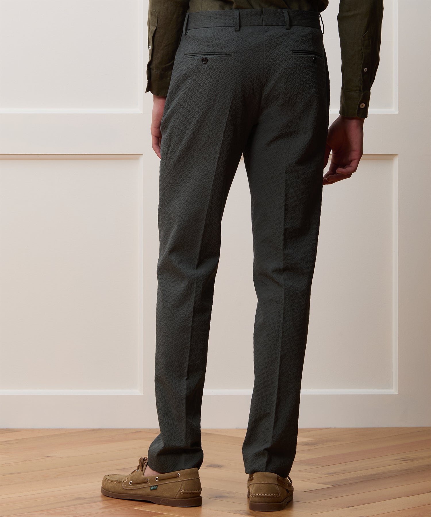 Italian Seersucker Sutton Trouser - Image 4