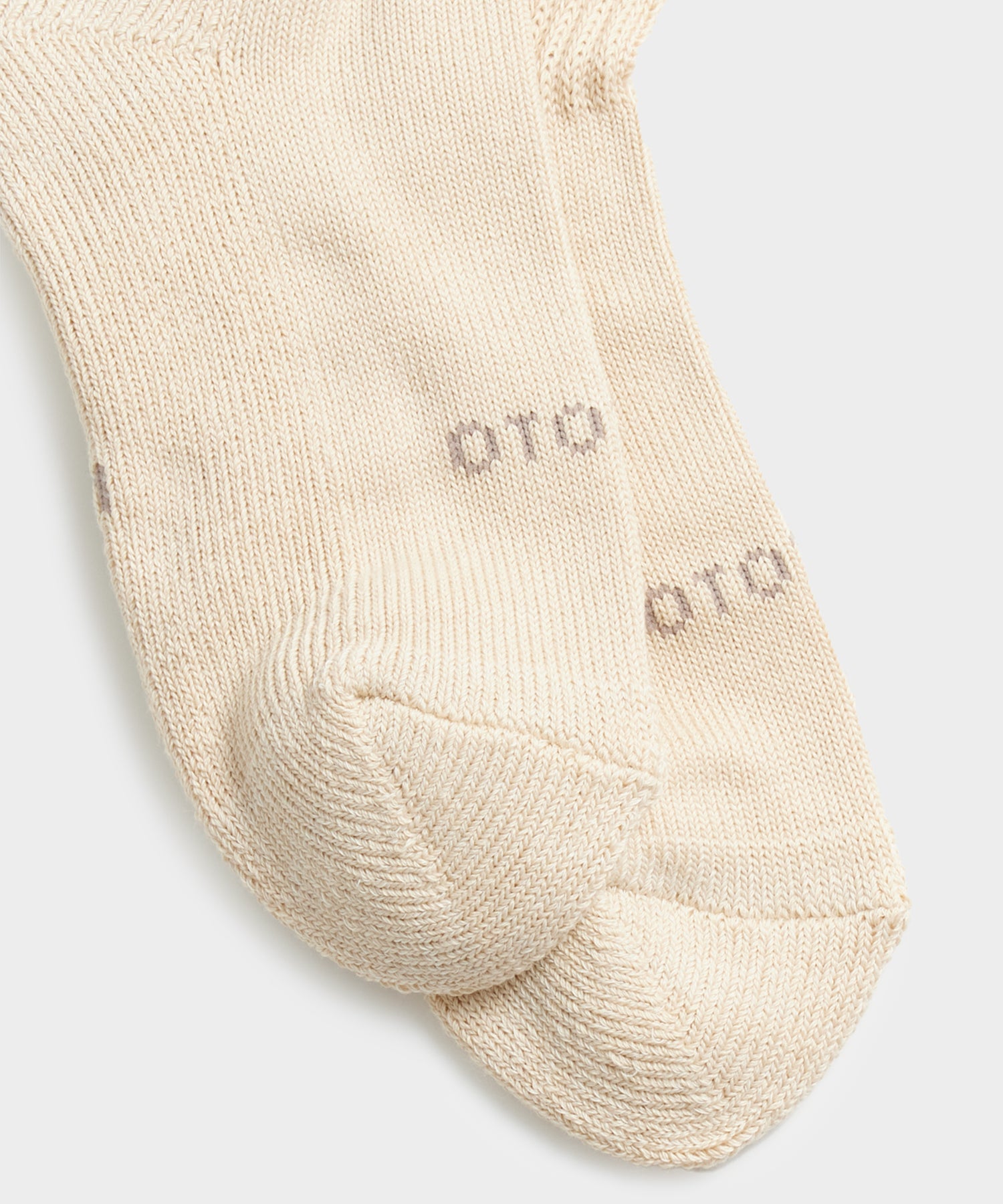 Rototo Organic Daily 3 Pack Mini Crew Sock in Ecru Mix - Image 8