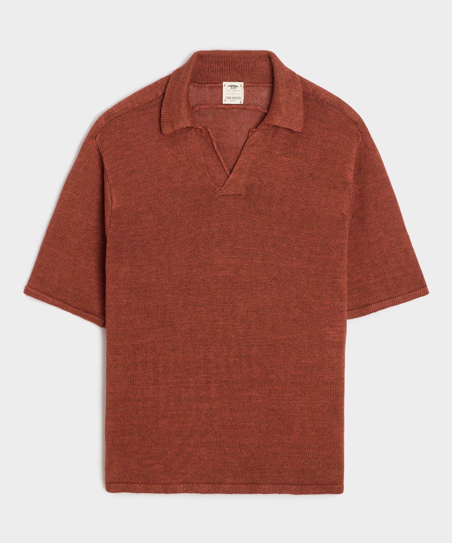 Inis Me??in Washed Linen Polo - Image 2