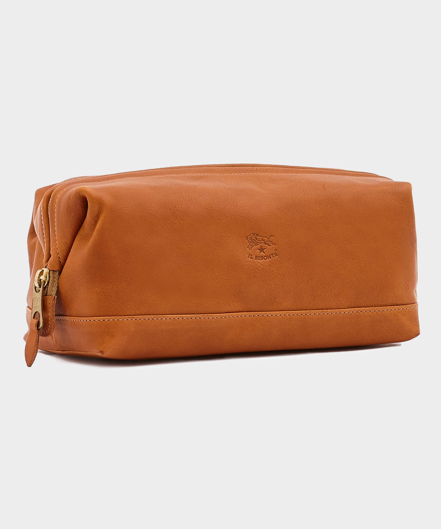 Il Bisonte Leather Dopp Kit in Natural - Image 2