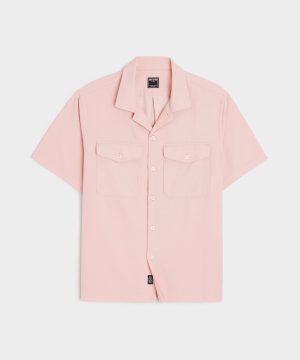 Corduroy Panama Shirt in Shell Pink