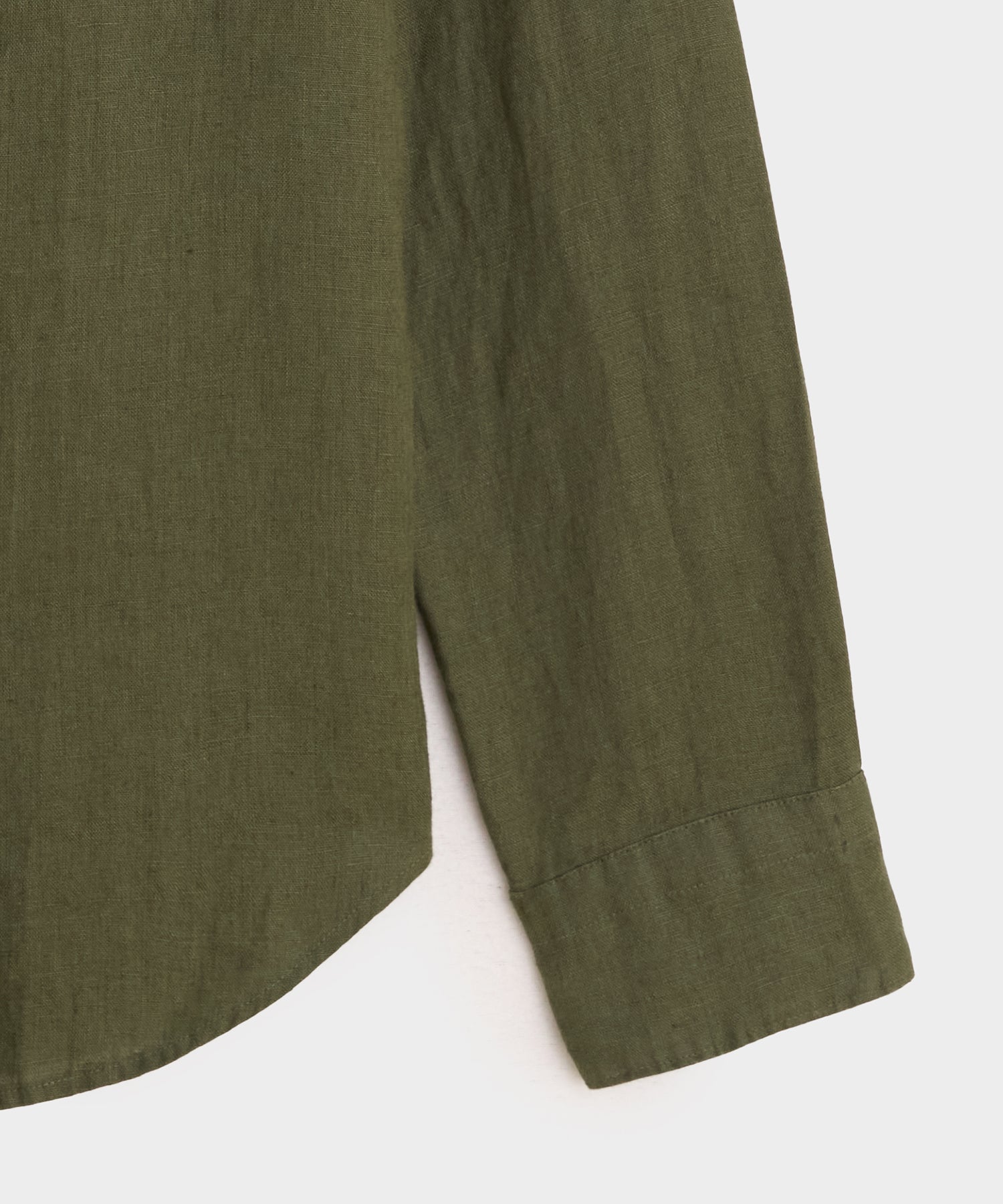 Slim Sea Soft Irish Linen Point Collar Shirt - Image 8