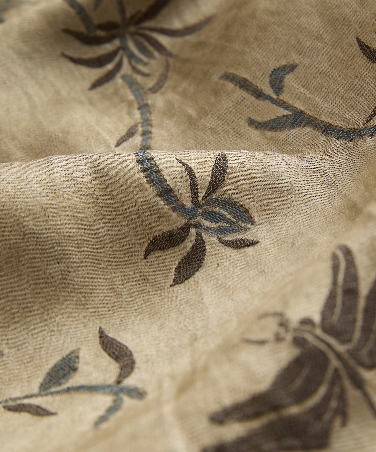 Relaxed Linen Jacquard Shirt Jacket - Image 8