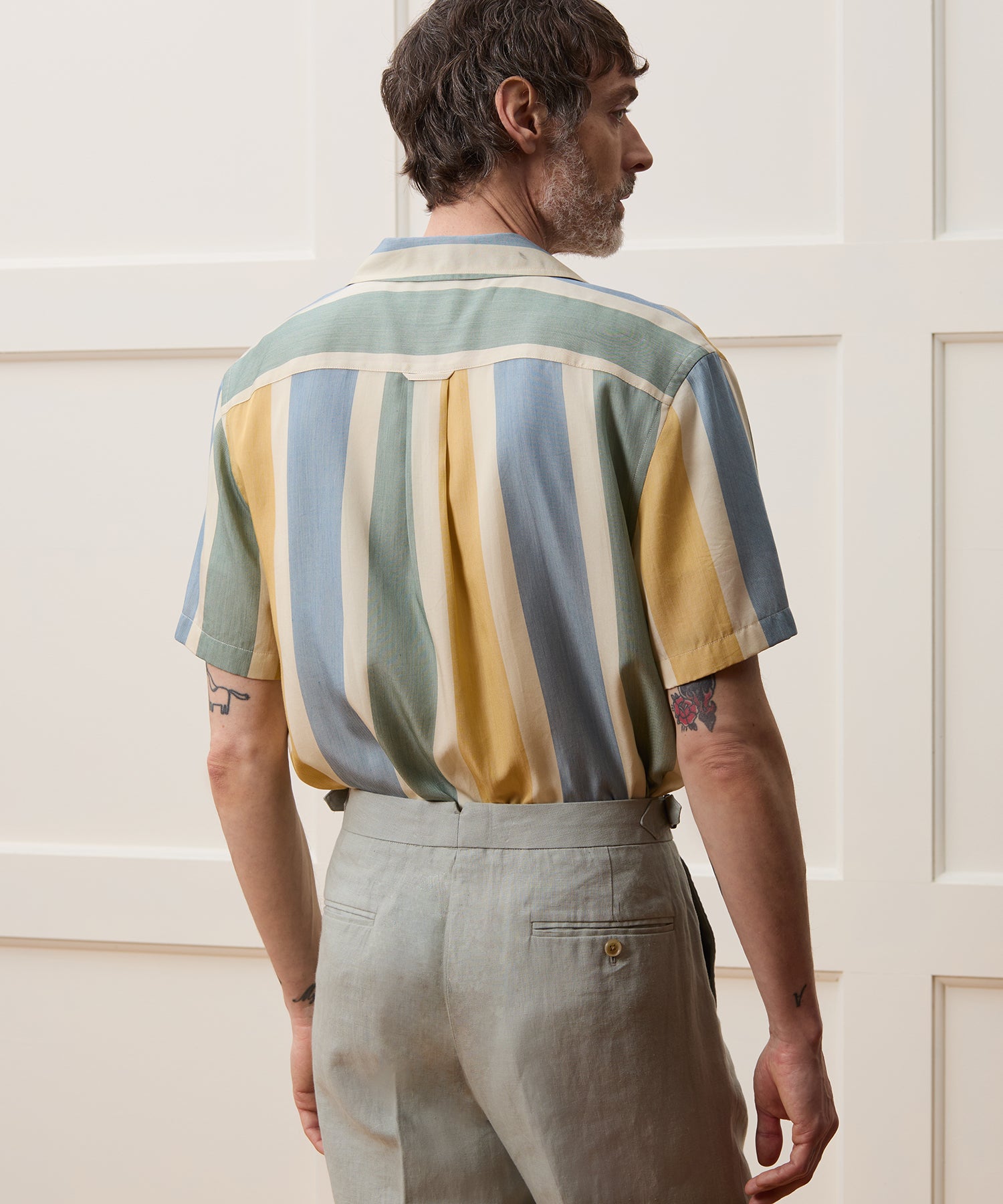 Cropped Rayon Capri Shirt - Image 6