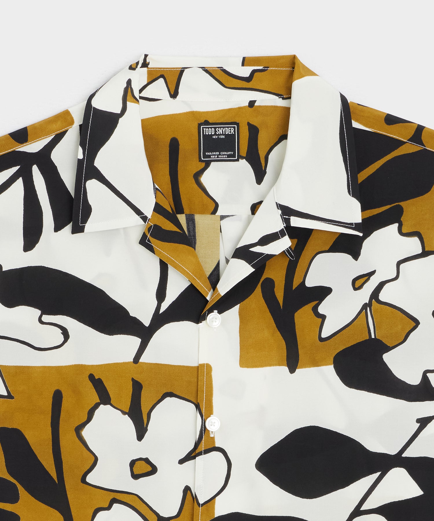 Cropped Silk-Cotton Camp Collar Shirt - Image 7