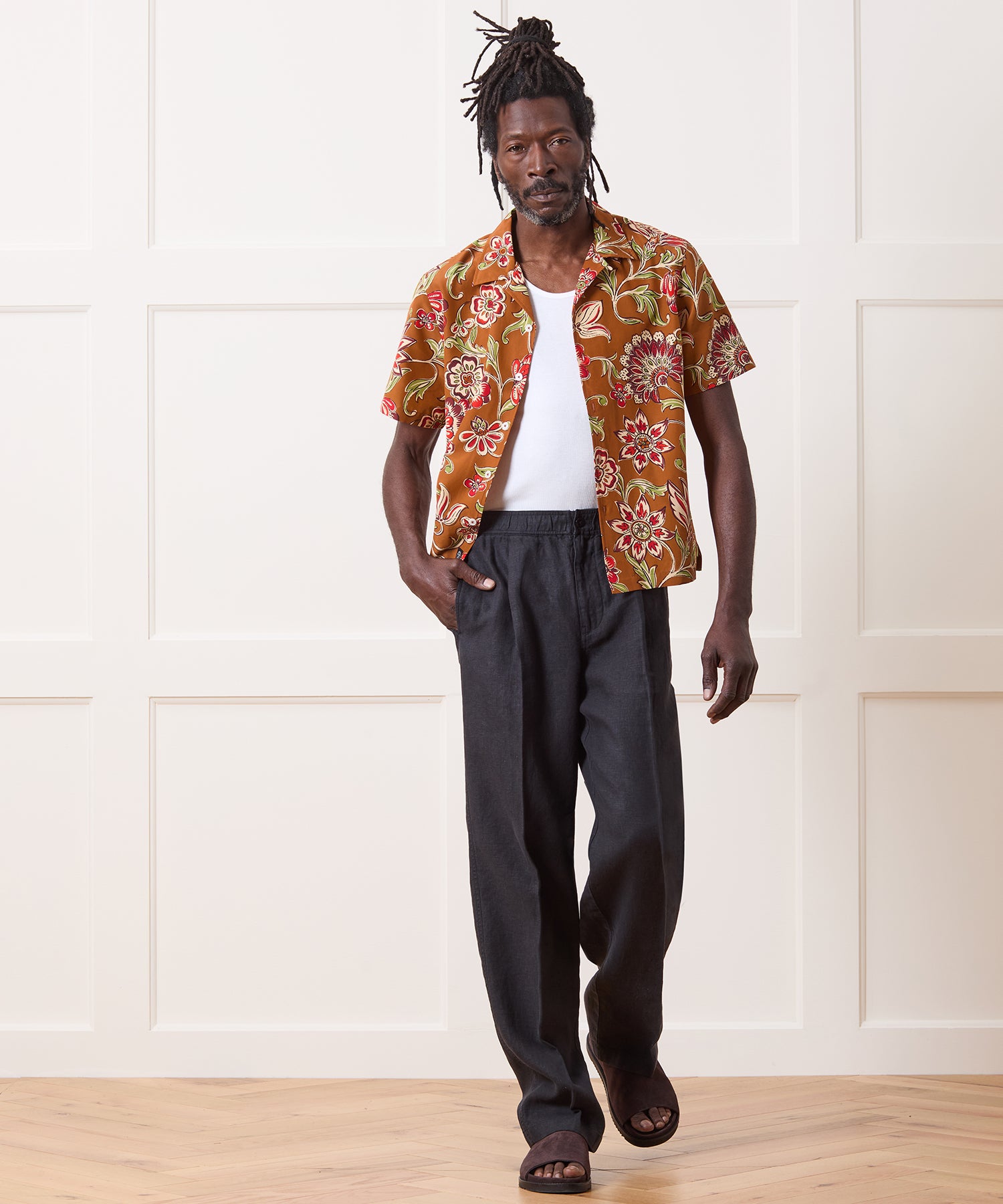 Relaxed Linen Leisure Pant - Image 4