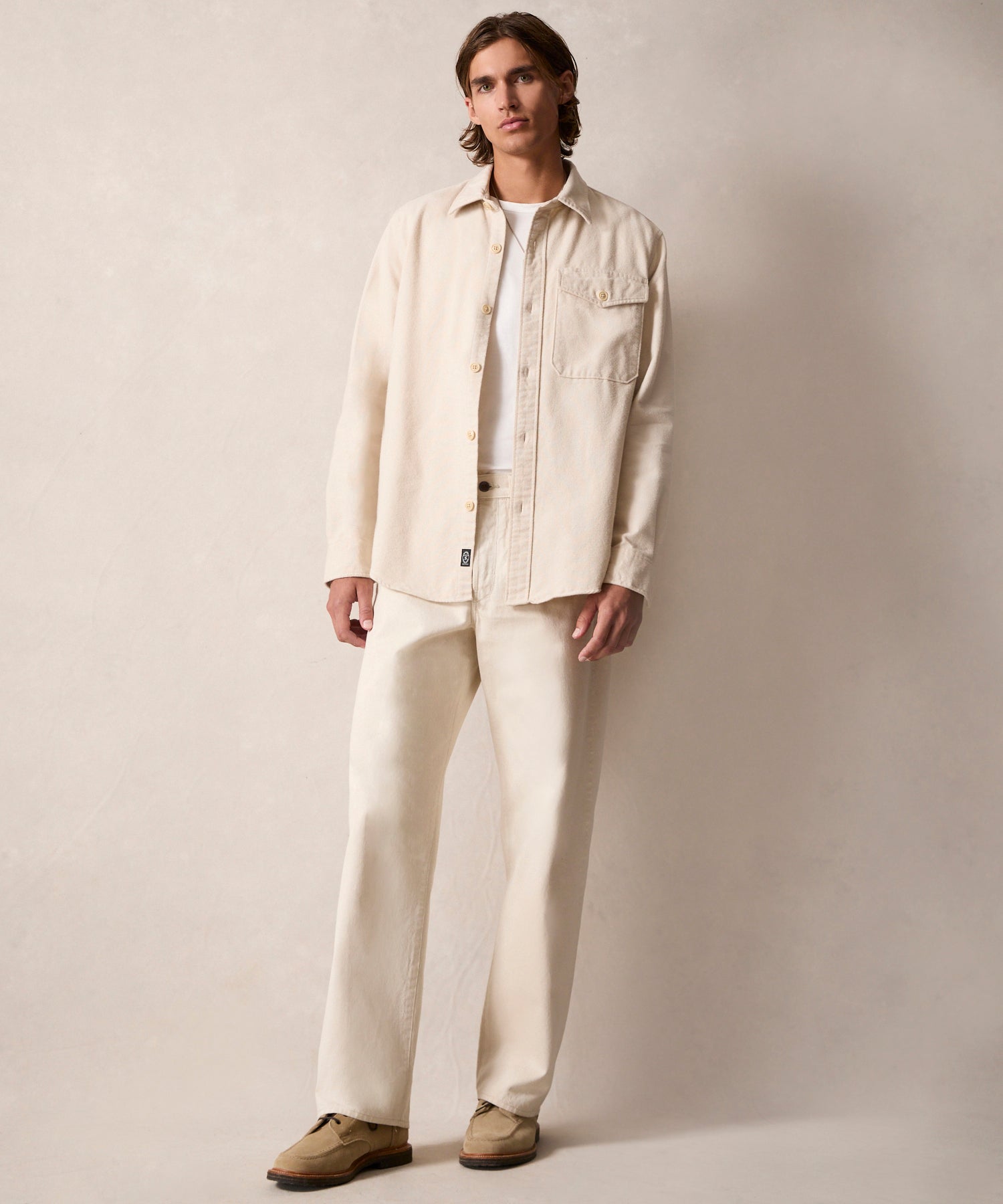 Chamois Shirt in Pumice - Image 4