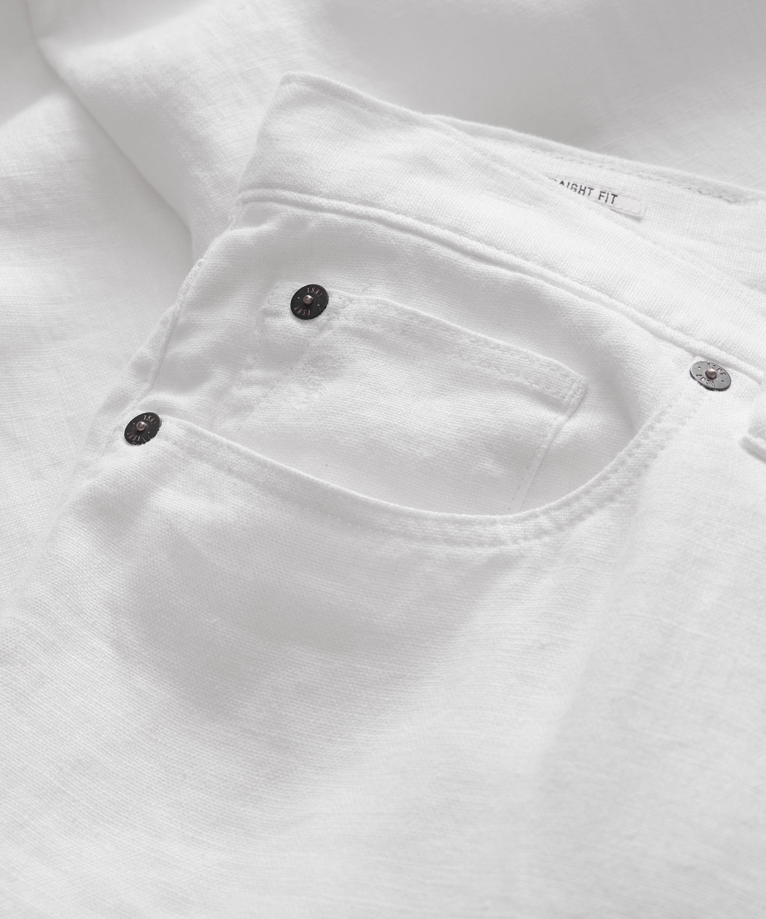 Straight Fit 5-Pocket Linen Pant - Image 8