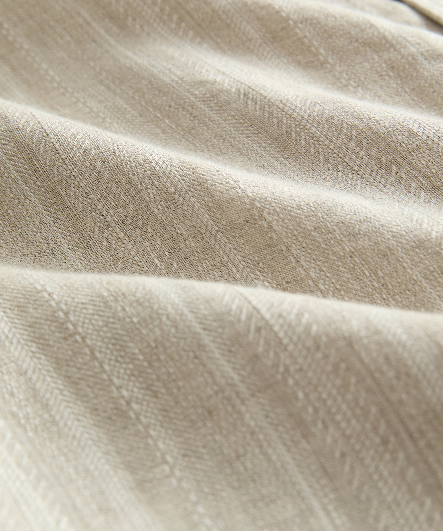Textured Cropped Sea Soft Irish Linen Camp Collar Shirt - Image 6