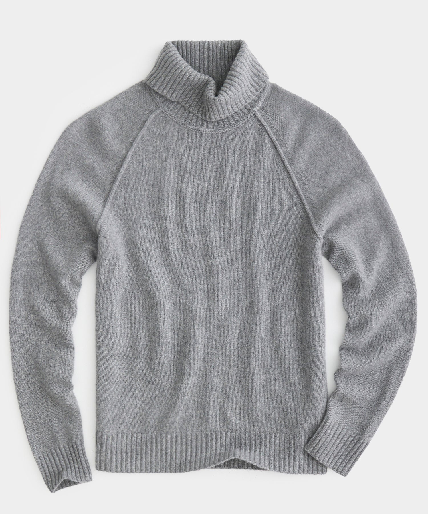 Nomad Cashmere Turtleneck in Heather Grey - Image 2