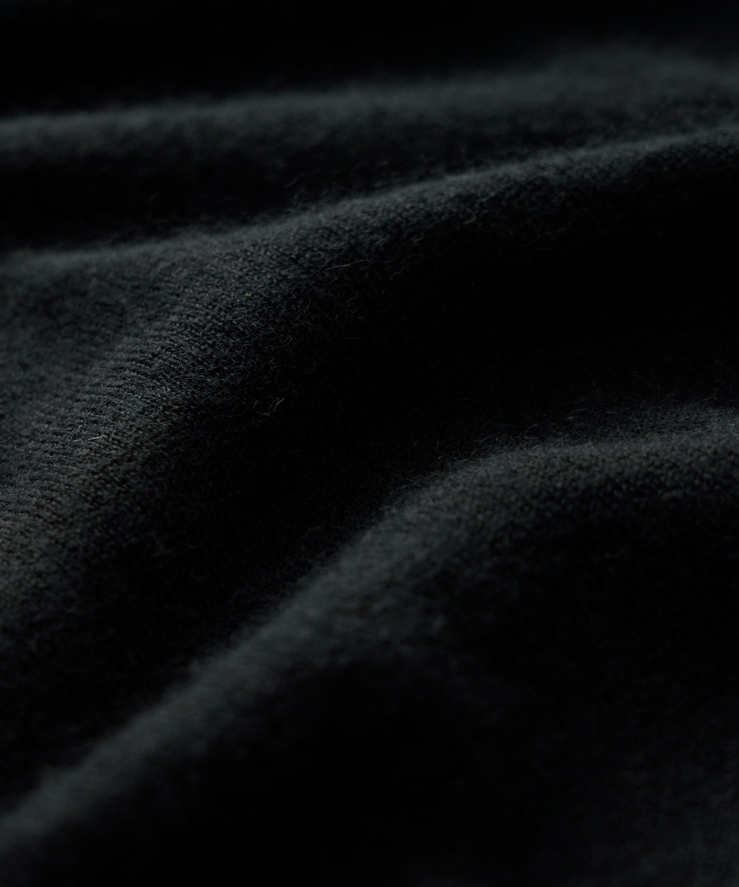 Premium Cashmere Pocket Tee in Black - Image 3