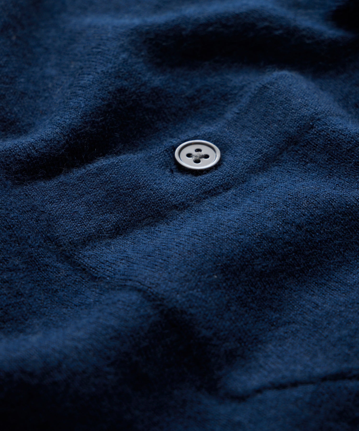 Premium Cashmere Pocket Tee in Navy - Image 2