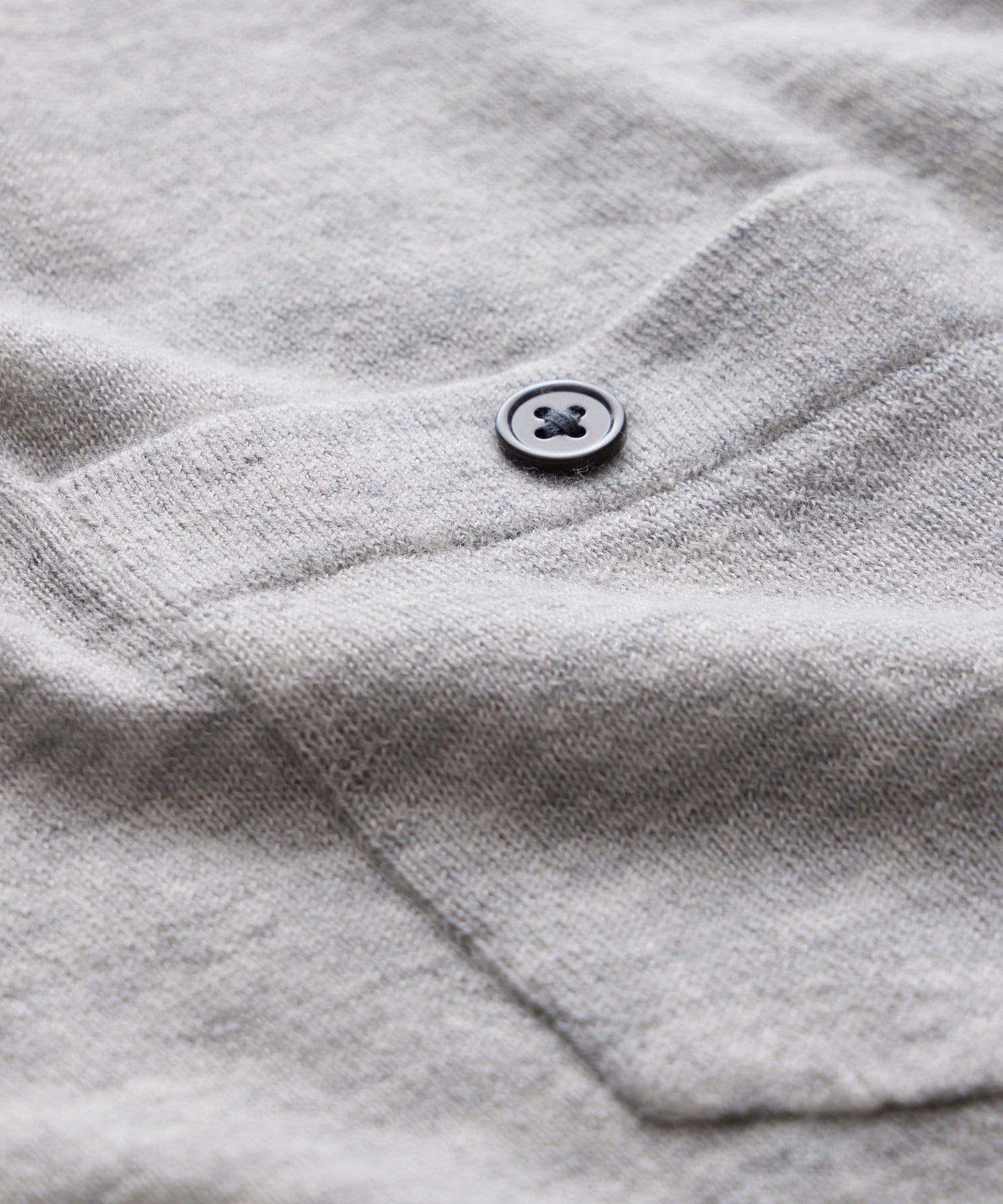 Premium Cashmere Pocket Tee in Oxford Grey - Image 3