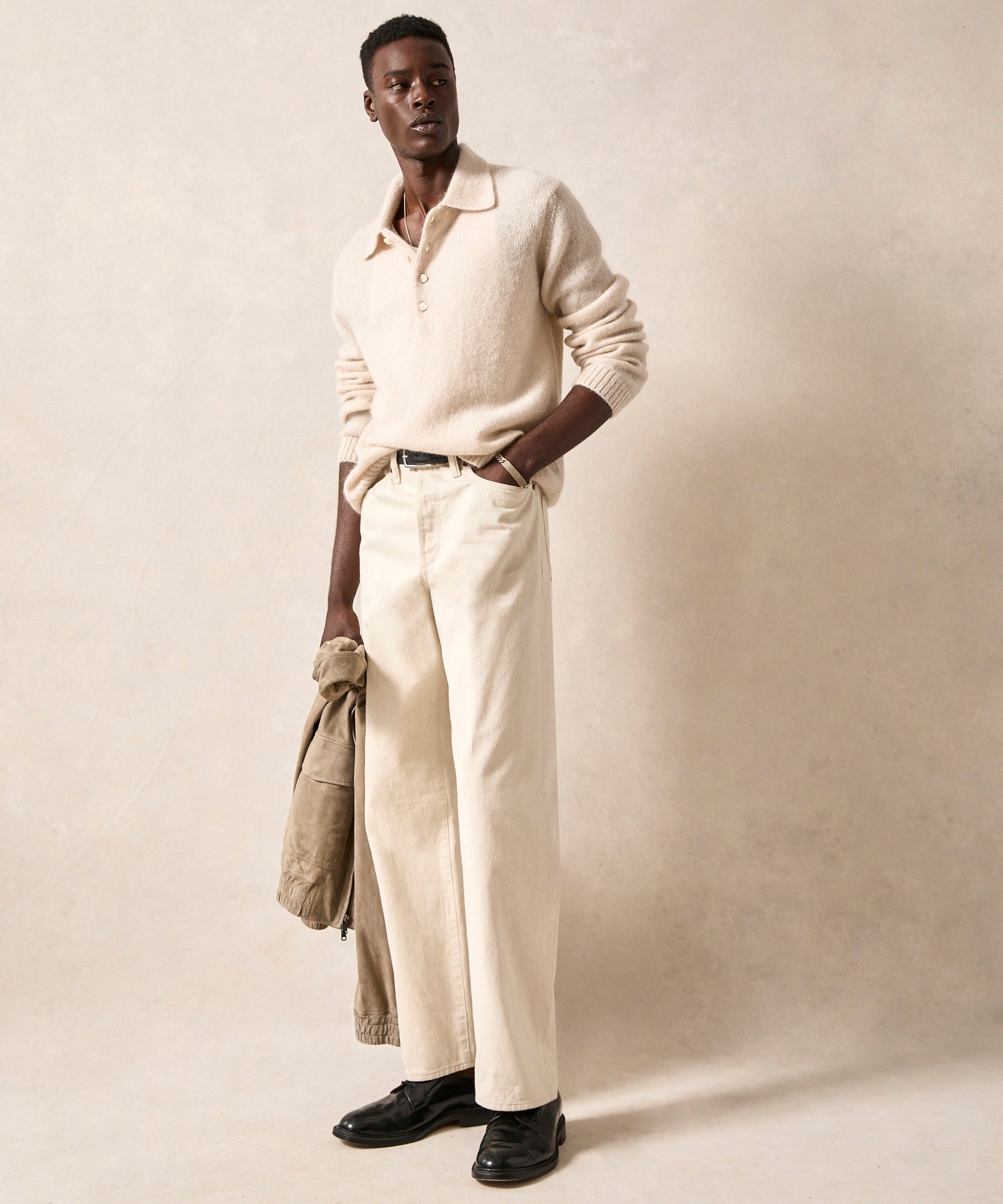 Relaxed Mohair Sweater Polo - Image 5