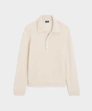 Relaxed Mohair Sweater Polo