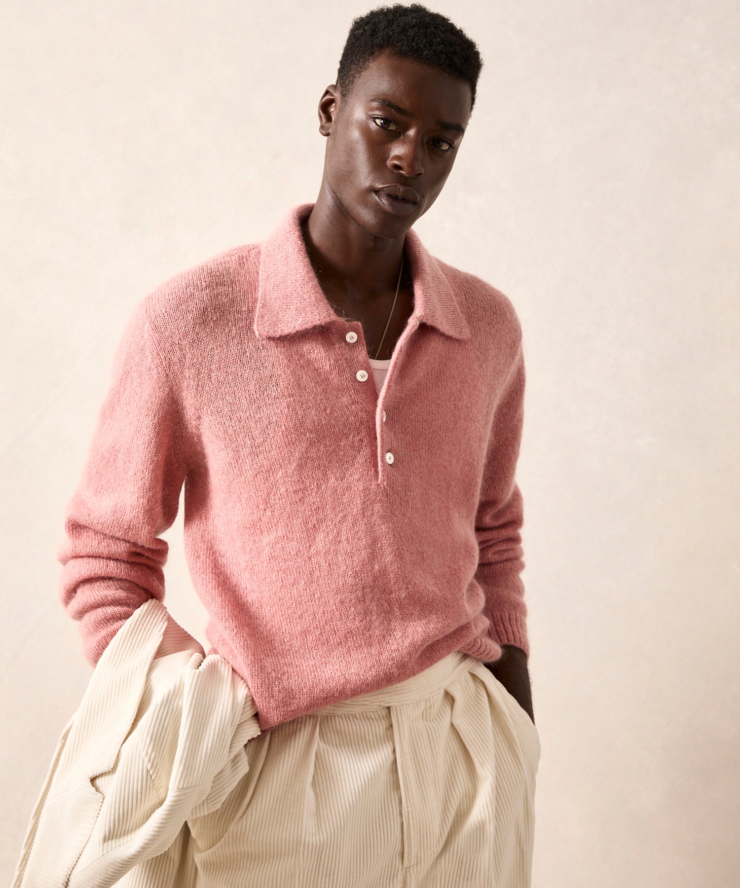 Relaxed Mohair Sweater Polo - Image 2