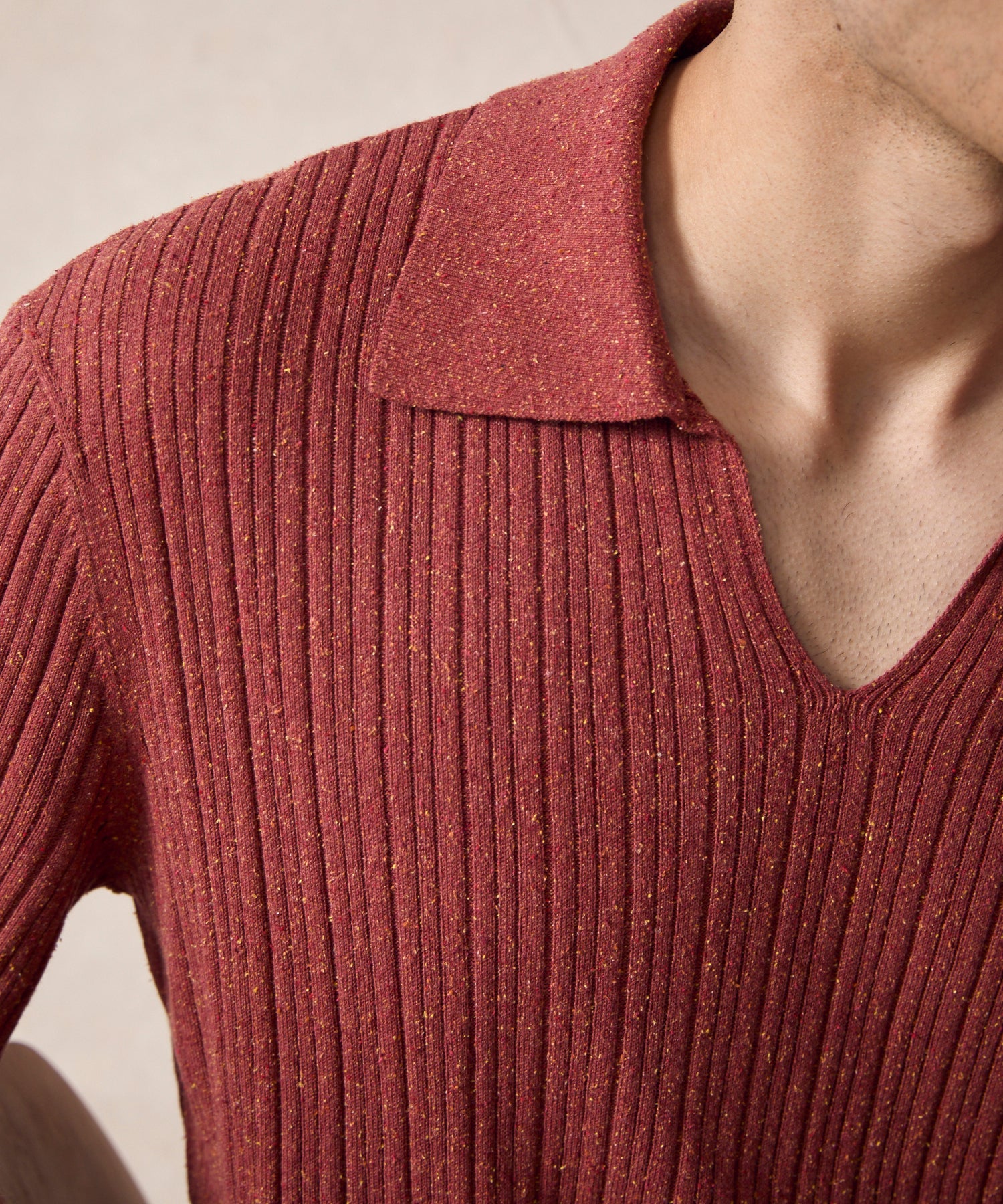 Silk Donegal Montauk Sweater Polo - Image 4