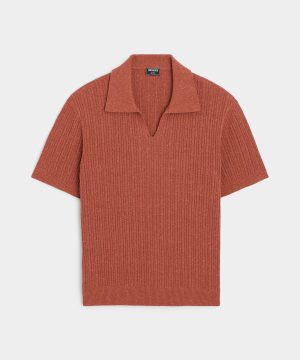 Silk Donegal Montauk Sweater Polo