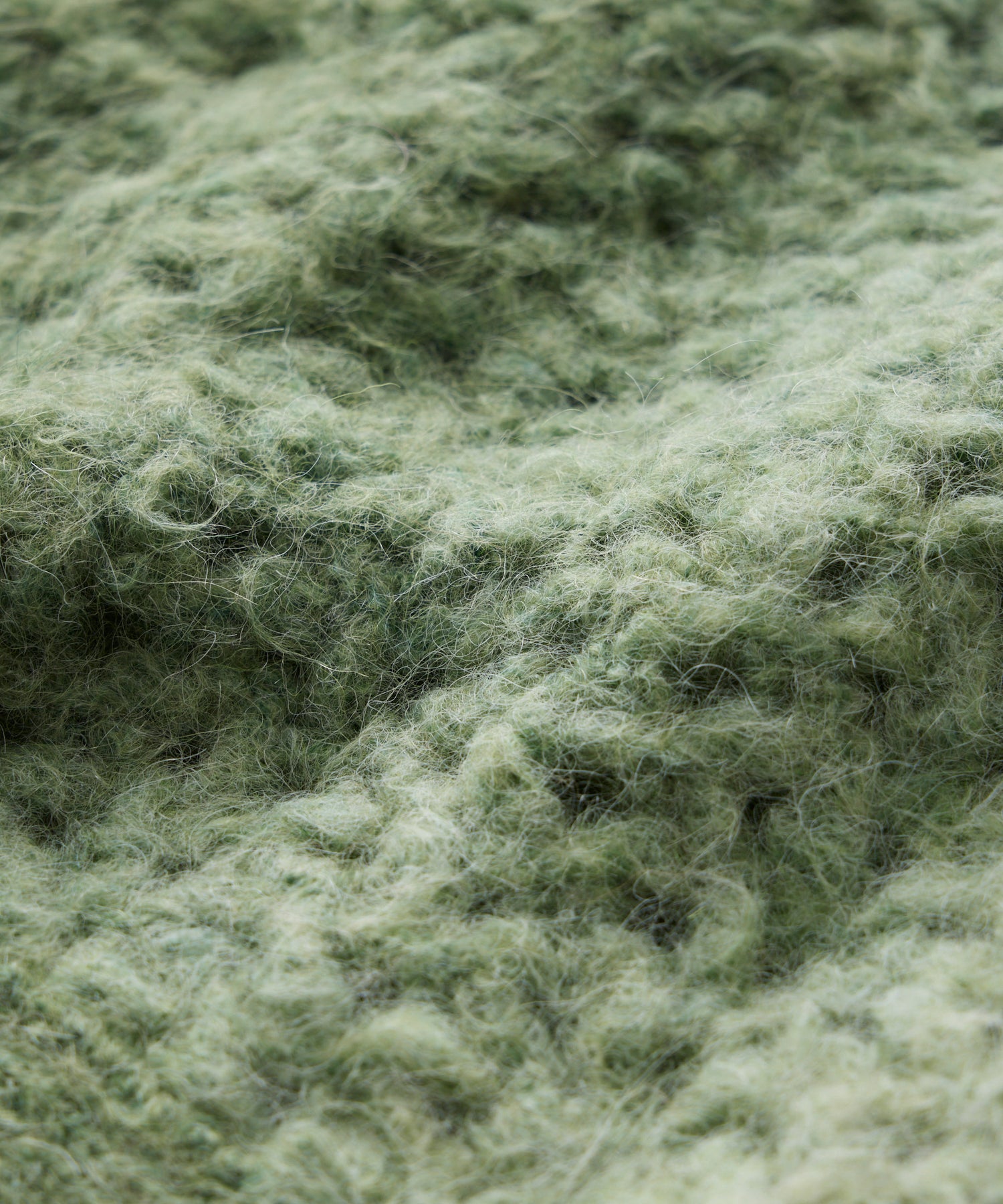 Open-Knit Ombre Cardigan in Garden Green - Image 2