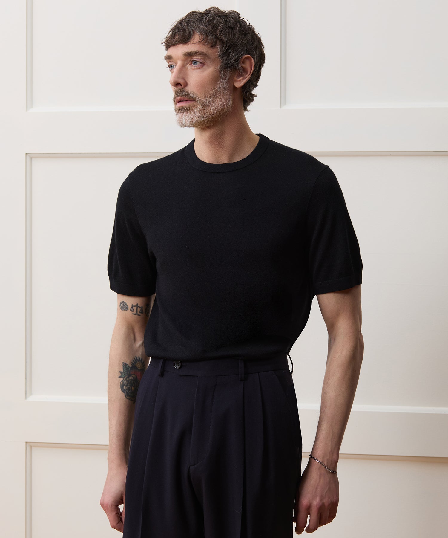 Silk-Cashmere Tee - Image 2