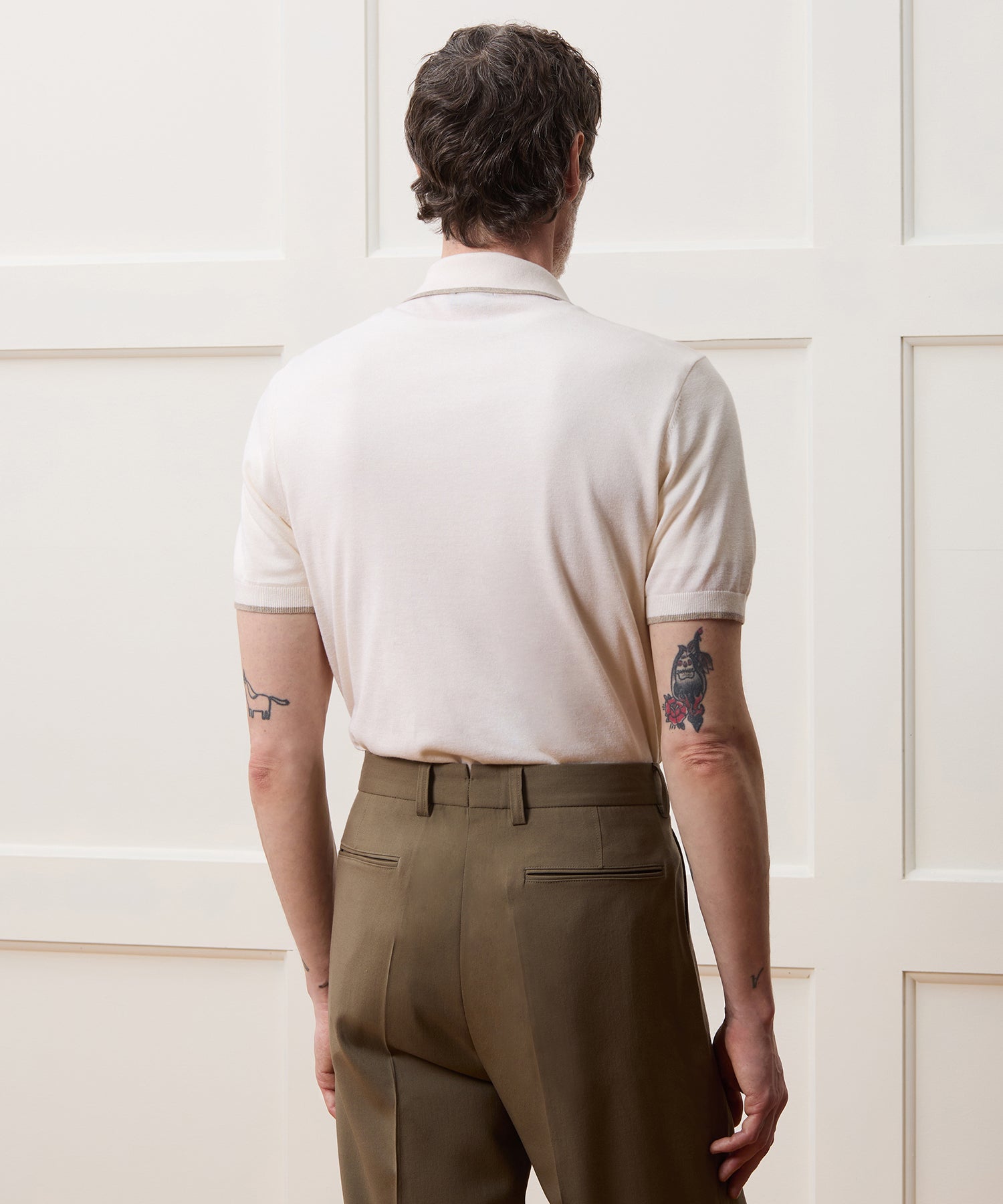 Silk-Cashmere Tipped Montauk Sweater Polo - Image 5