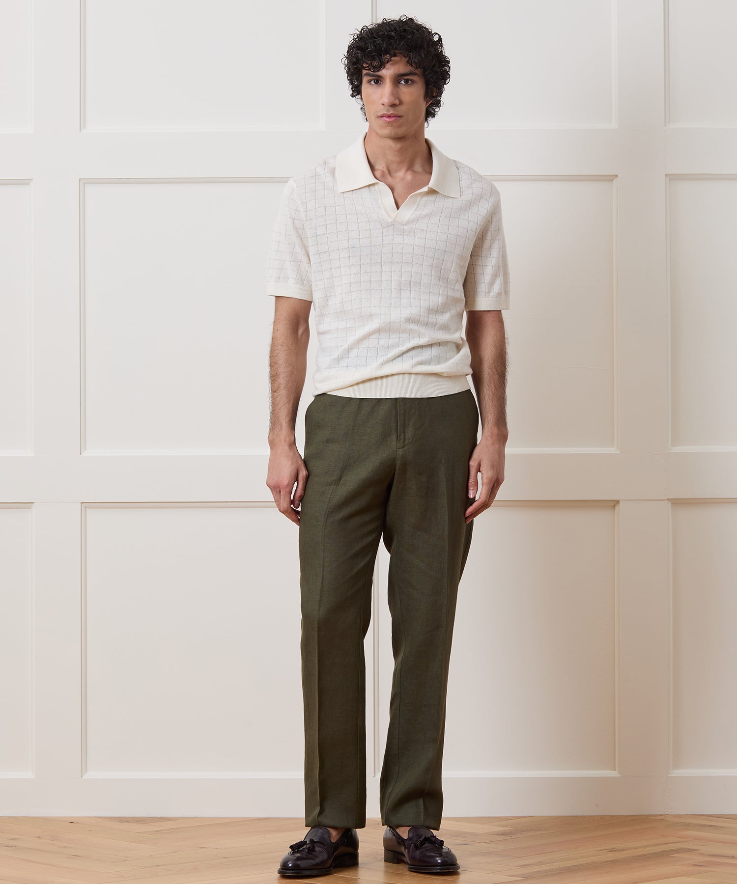 Linen Montauk Sweater Polo - Image 3