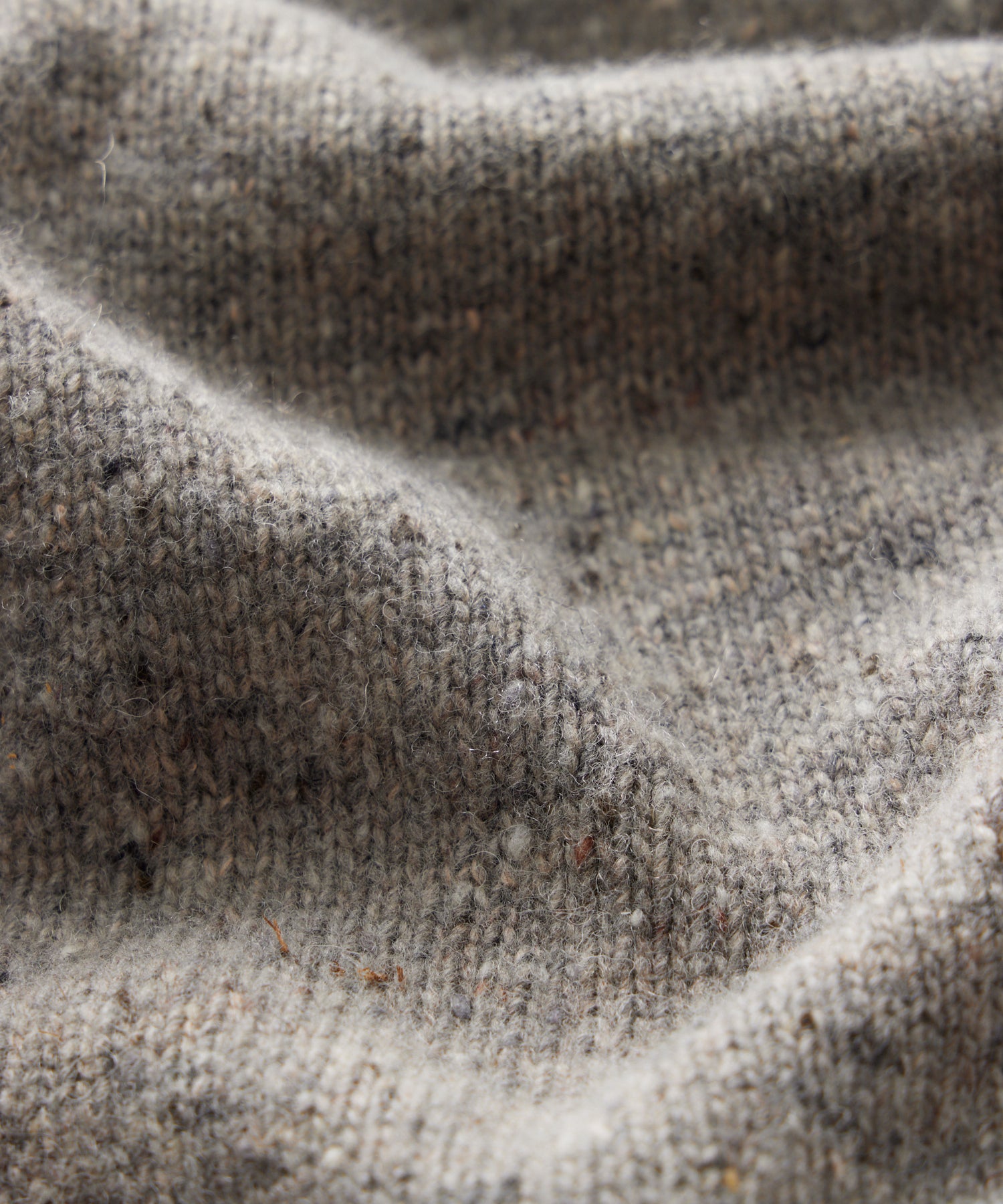 Donegal Crewneck Sweater in Stone Grey - Image 3