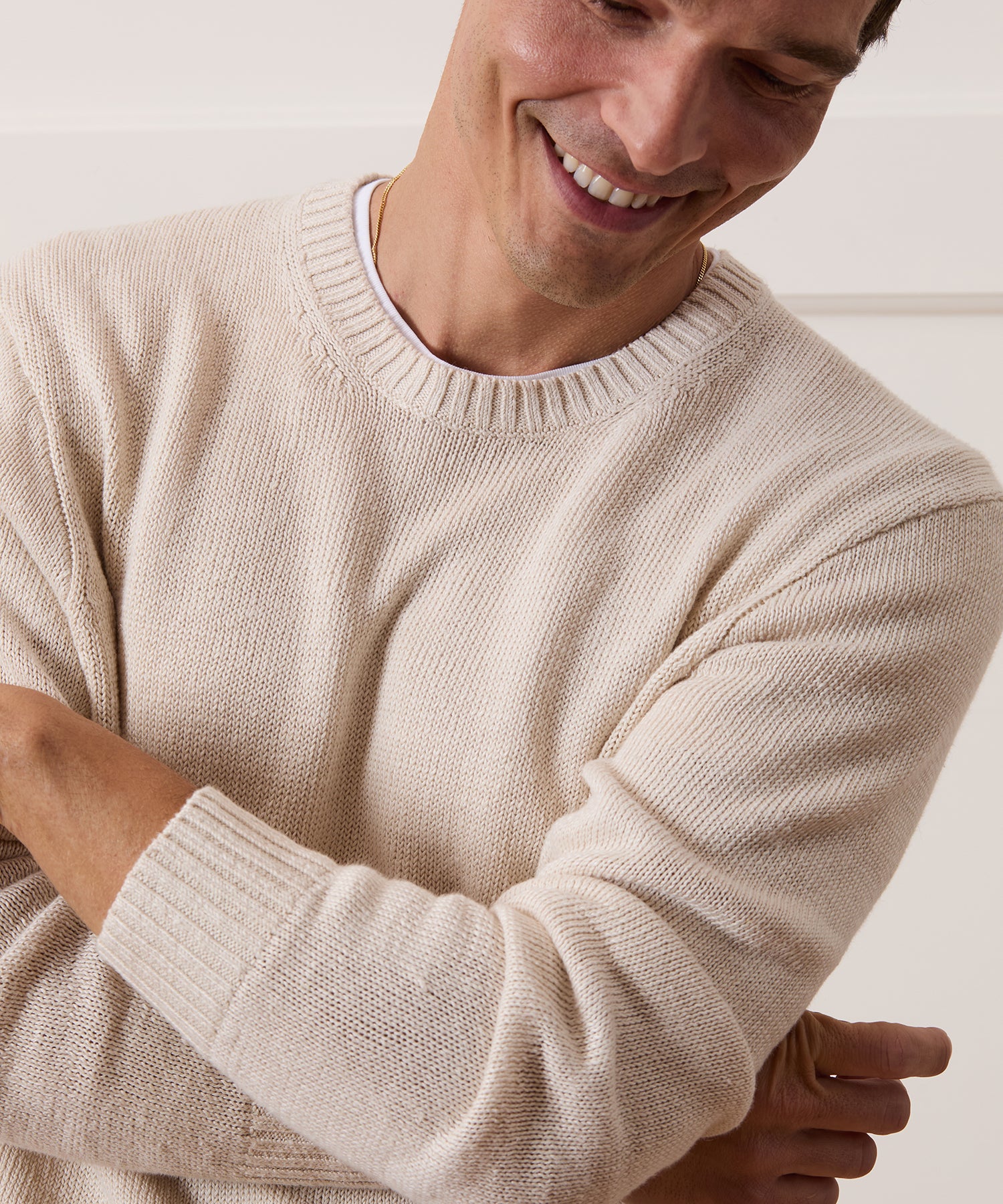 Linen Crewneck Sweater - Image 4
