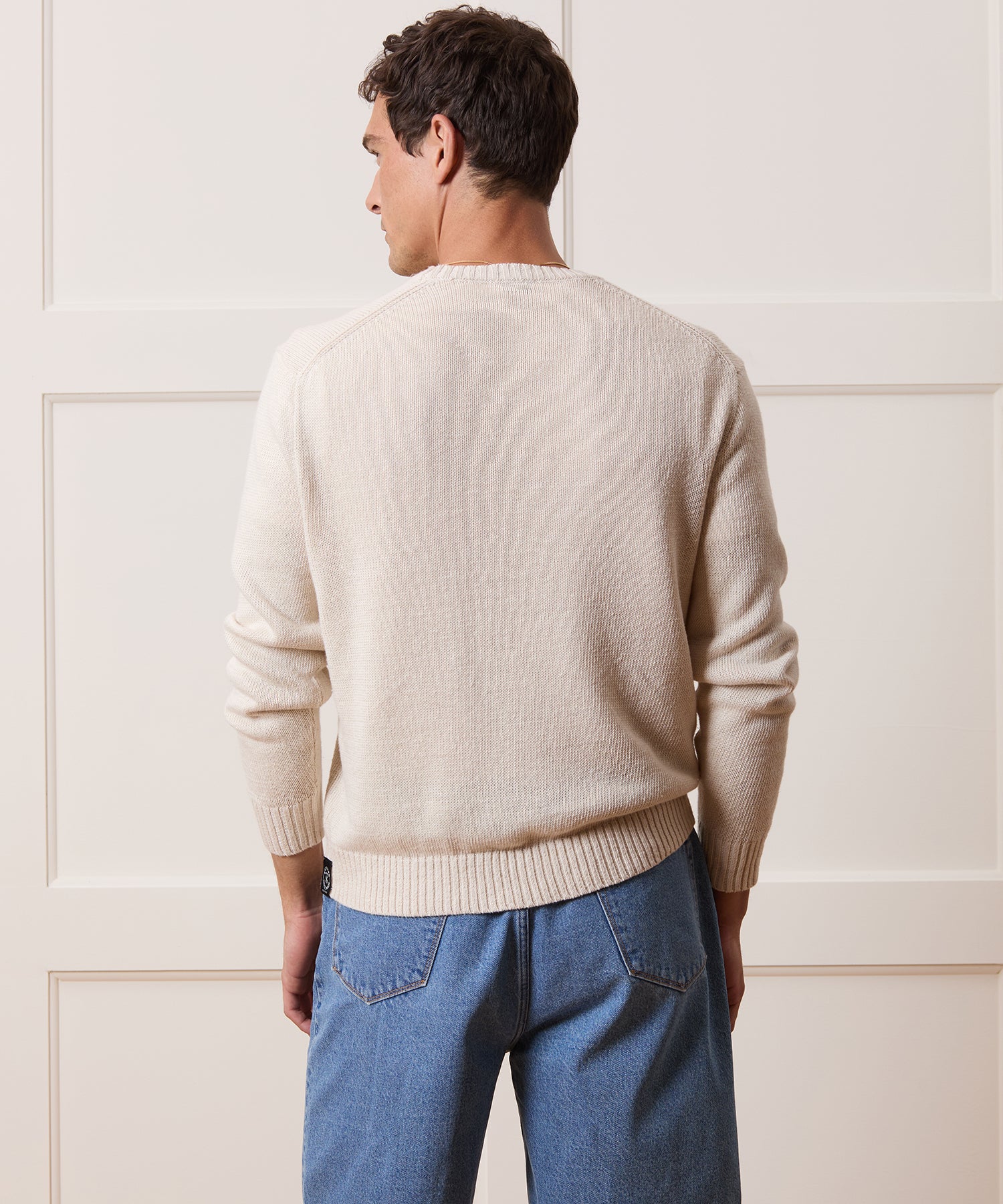 Linen Crewneck Sweater - Image 5