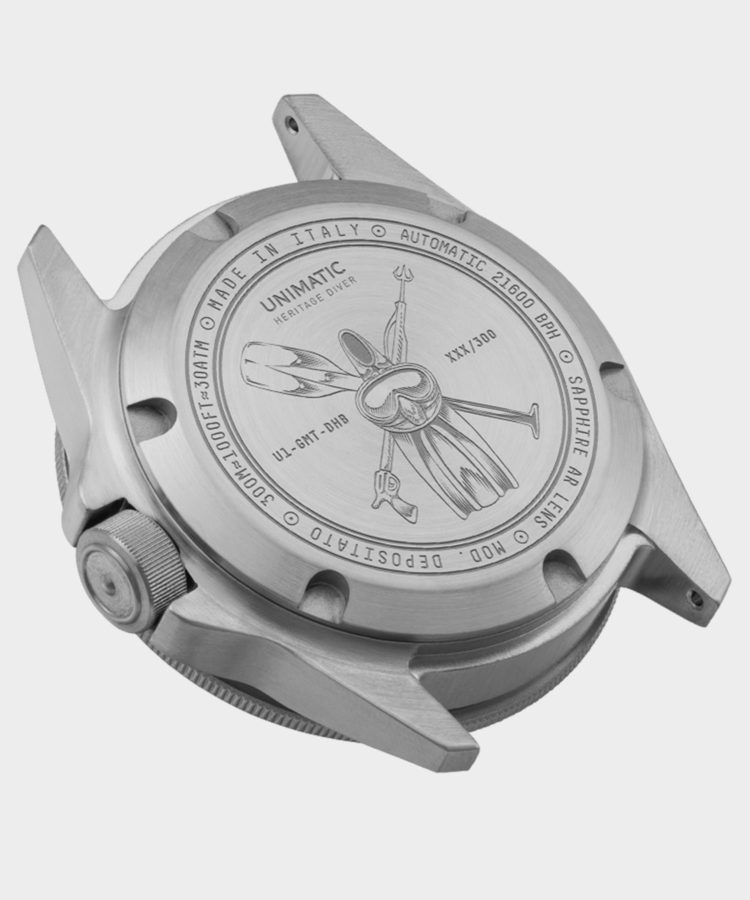 Unimatic U1-GMT-DHB Heritage Diver Watch - Image 4
