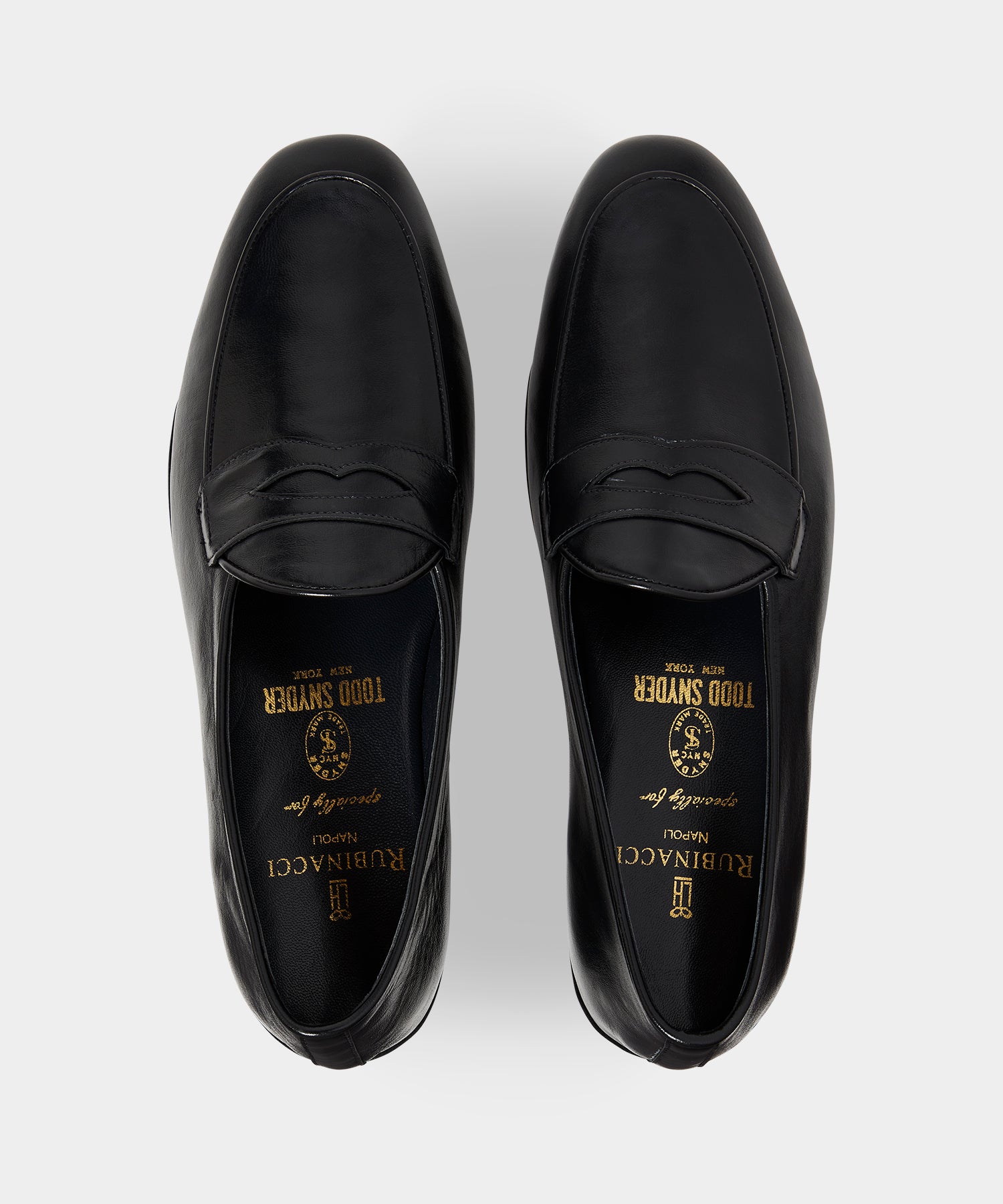 Todd Snyder X Rubinacci Unlined Leather Penny Loafer - Image 4