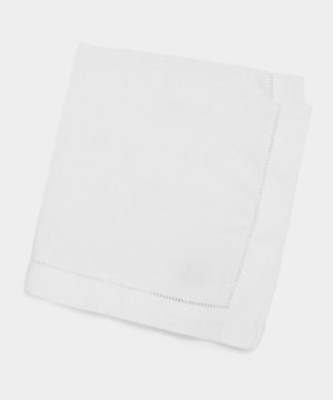 Italian Linen Ajour Edge Pocket Square