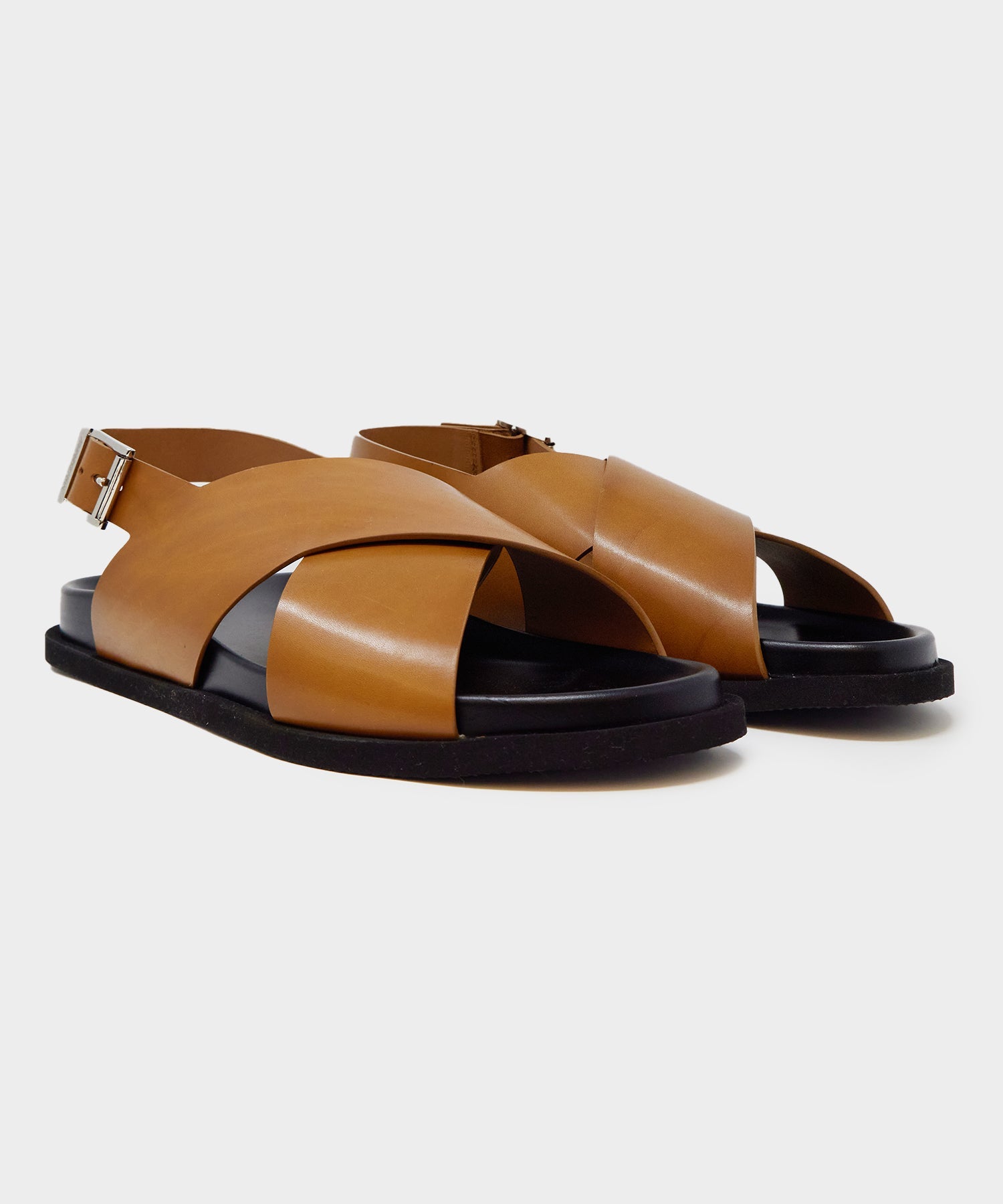 Armando Cabral Manjak Leather Sandal in Caramel - Image 3