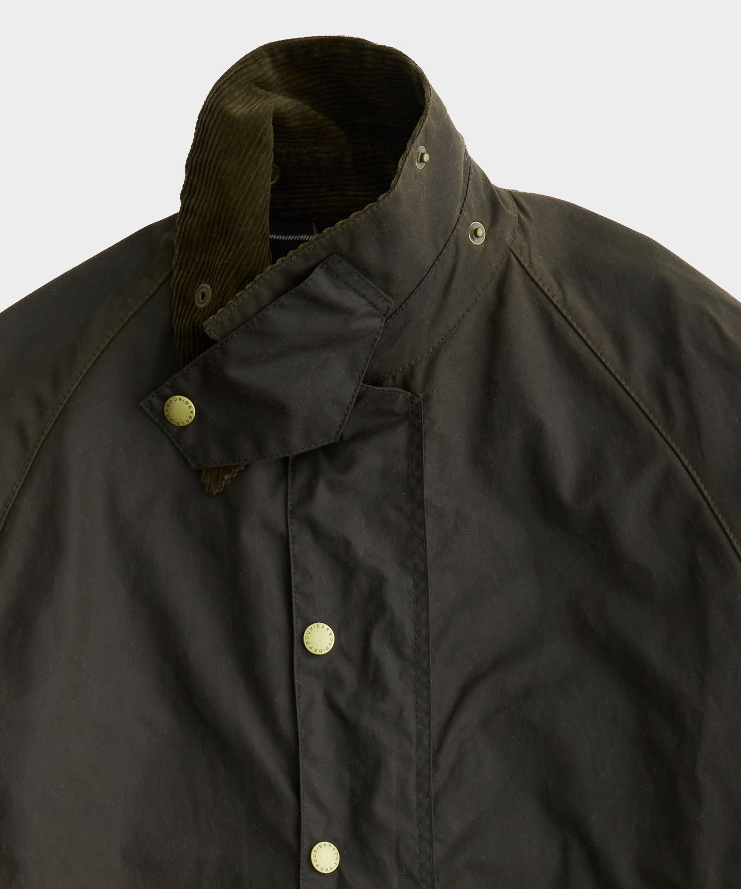 Barbour Anniversary Beaufort Wax Jacket in Olive - Image 3