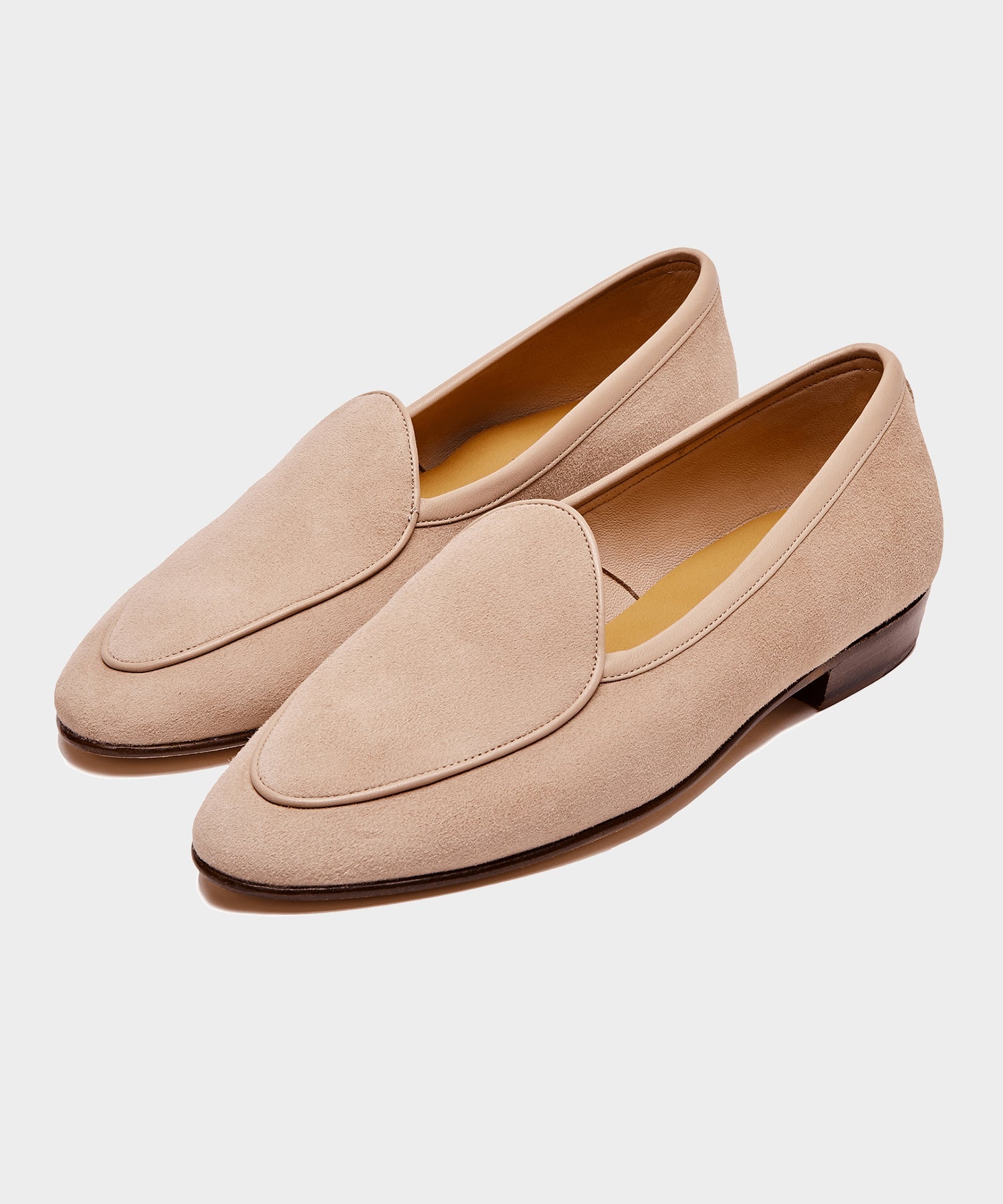Baudoin & Lange Exclusive Sagan Classic Loafer Albatre Suede - Image 2