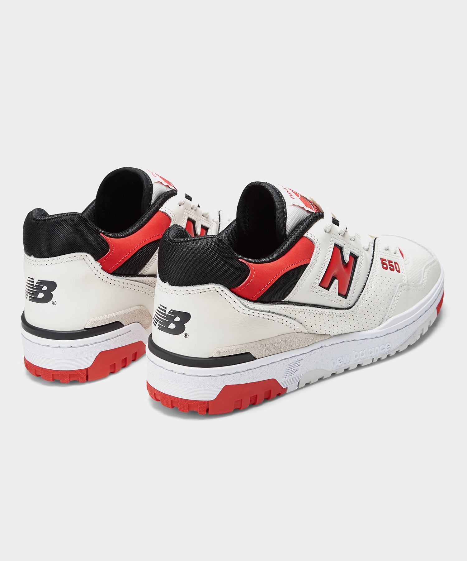 New Balance 550 in True Red and Black - Image 4